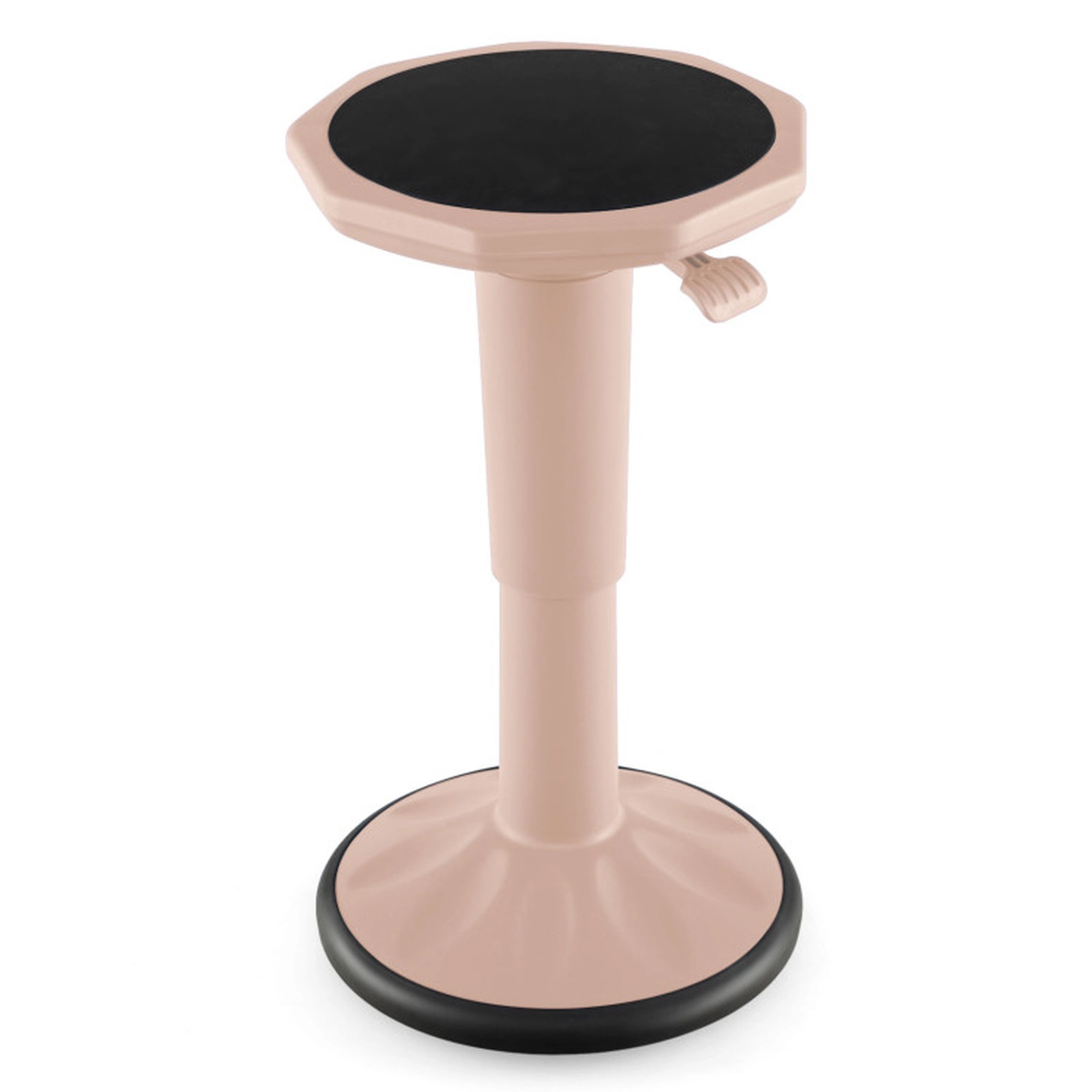SUGIFT Adjustable-Height Wobble Chair Active Learning Stool 250-lb Capacity Ages 7+ 16.5-24-in Height Pink