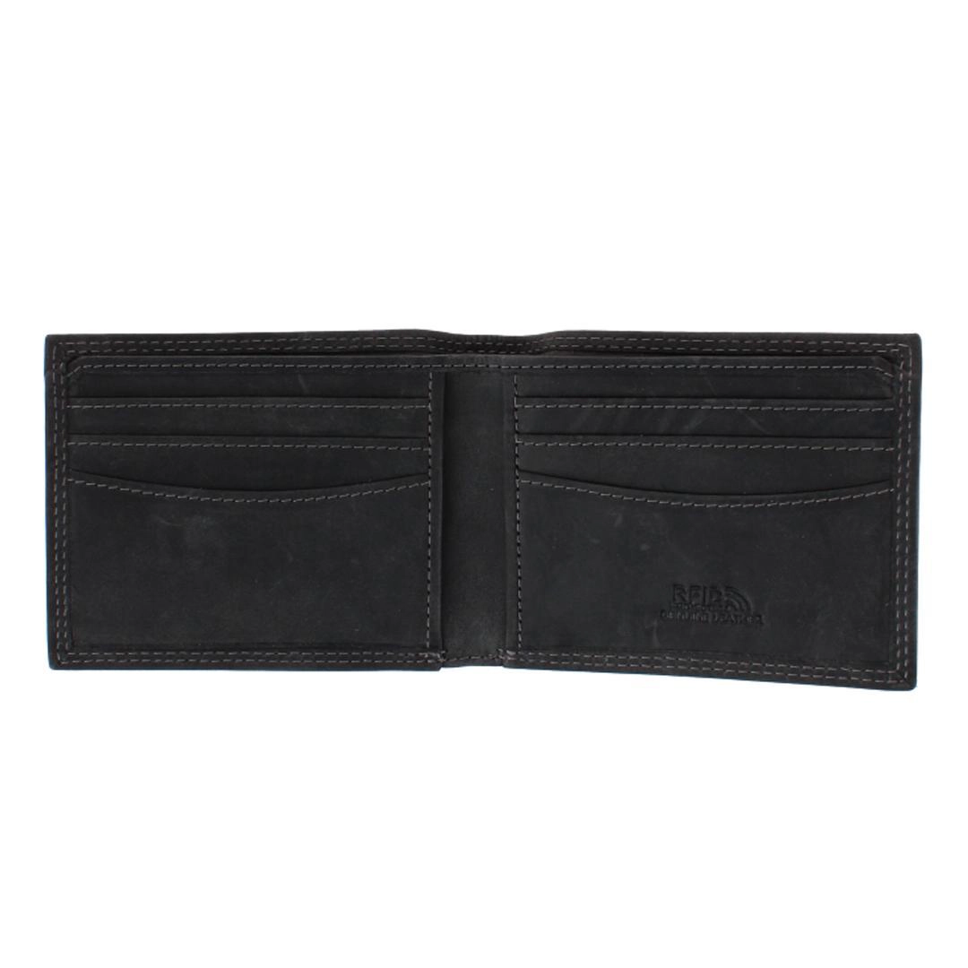 CTM® Men's Leather RFID Bifold Wallet