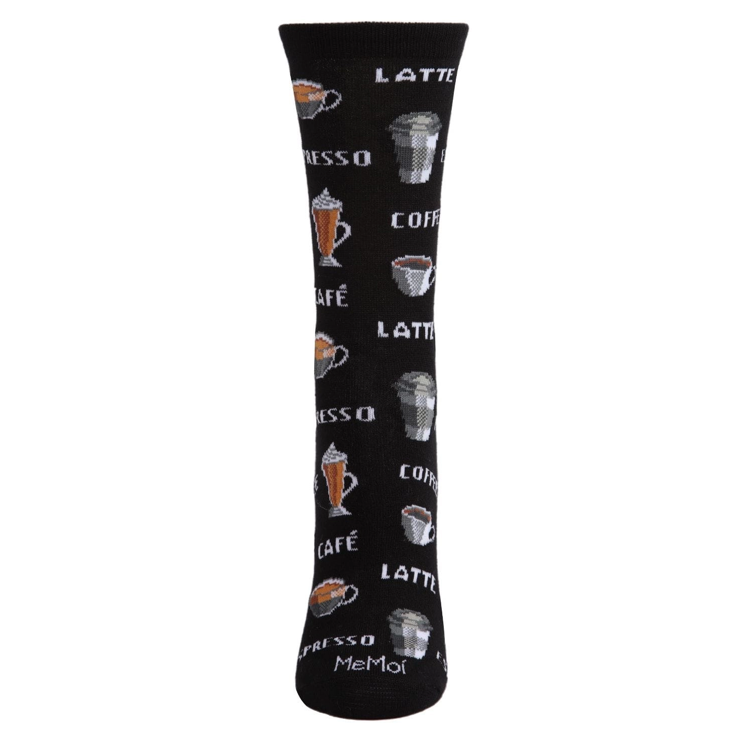 MeMoi Coffee Bamboo Blend Crew Socks