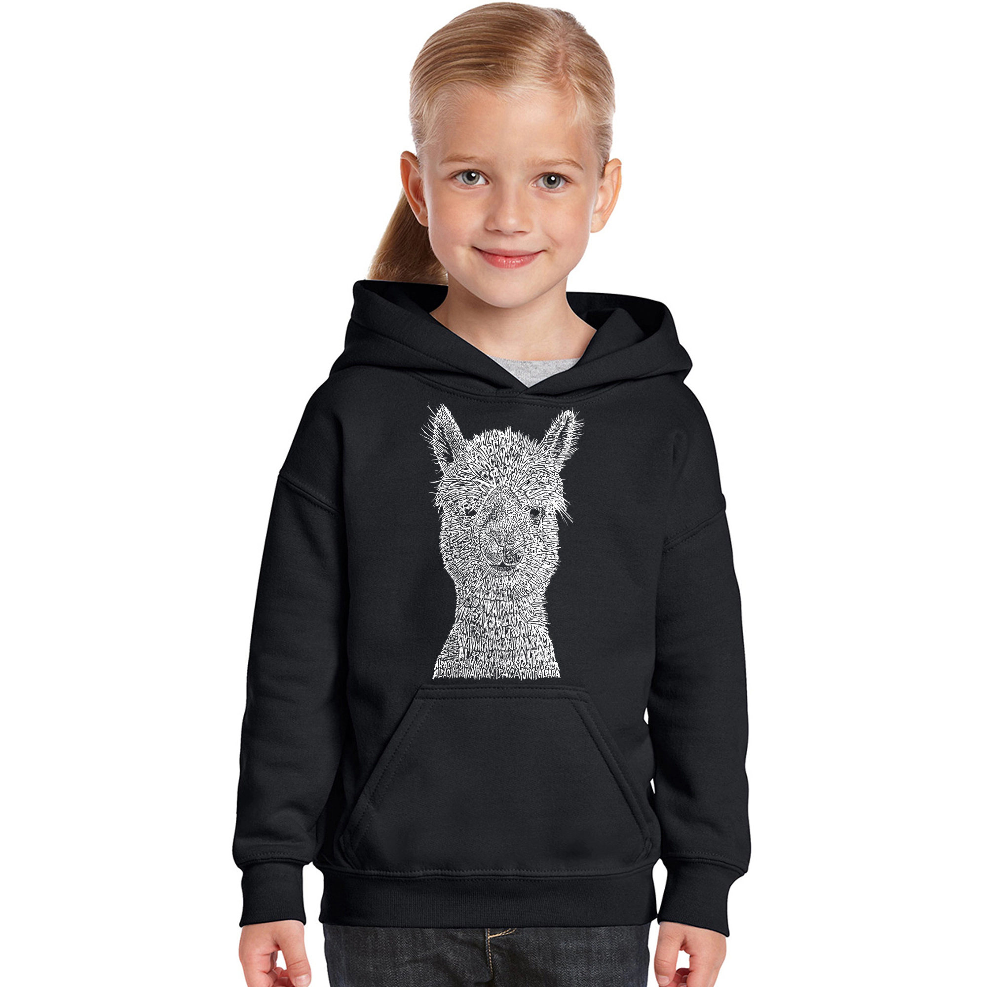 LA Pop Art Girls Word Hoodie
