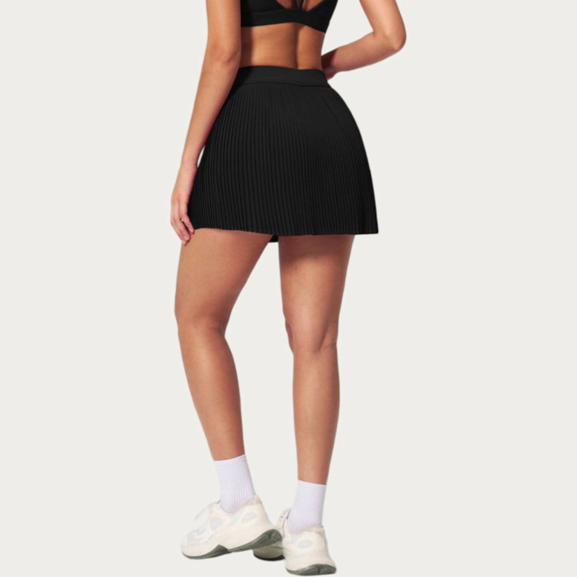 Anna-Kaci Women's Pleated Athletic Skort with Built-In Shorts and Side-Pocket