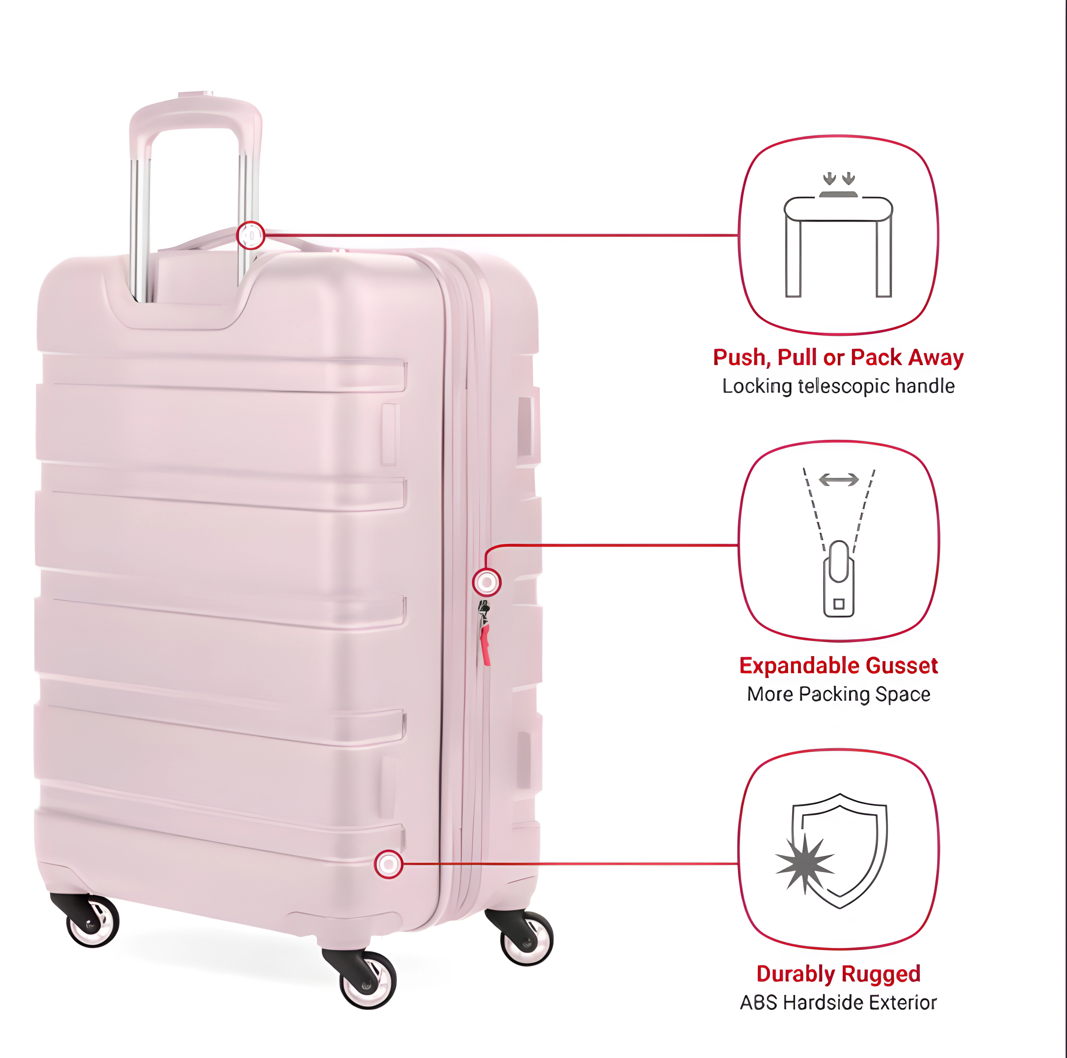 SwissGear Signature Hardside Expandable Luggage and Weekender Tote 2-Piece Set