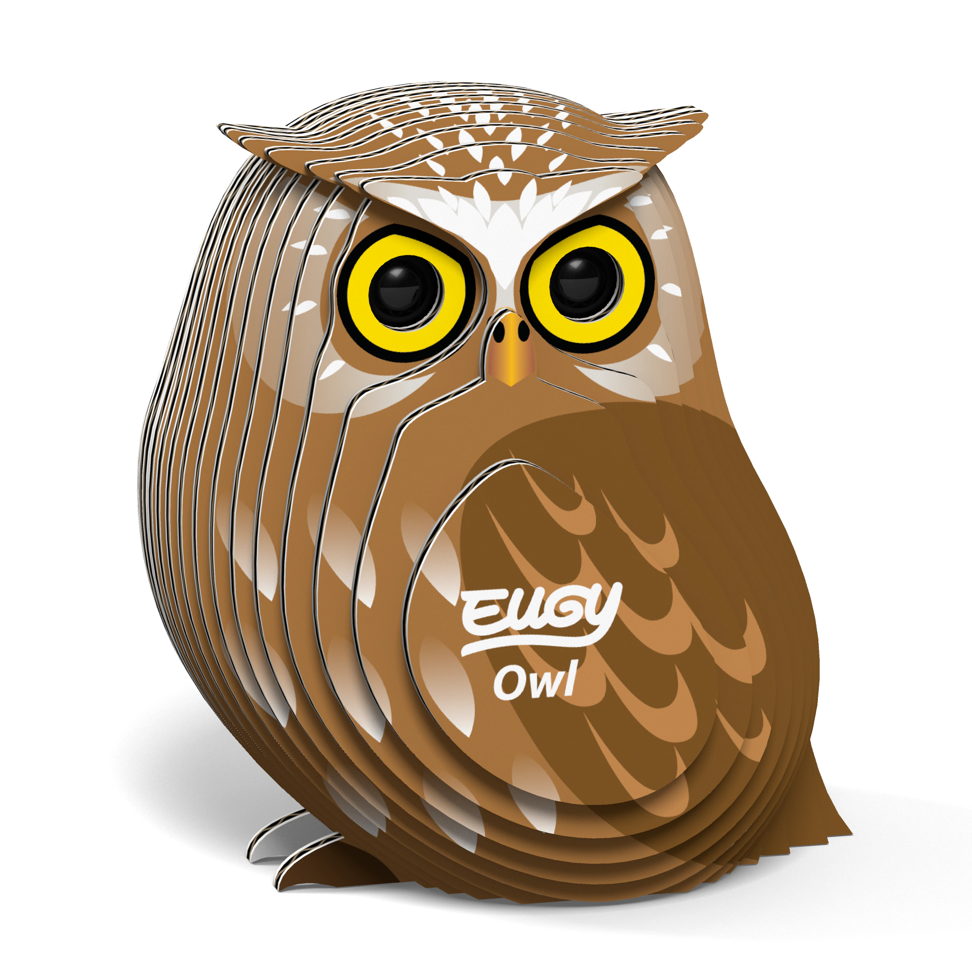 EUGY Owl 3D Puzzle - contains 24 puzzle pieces