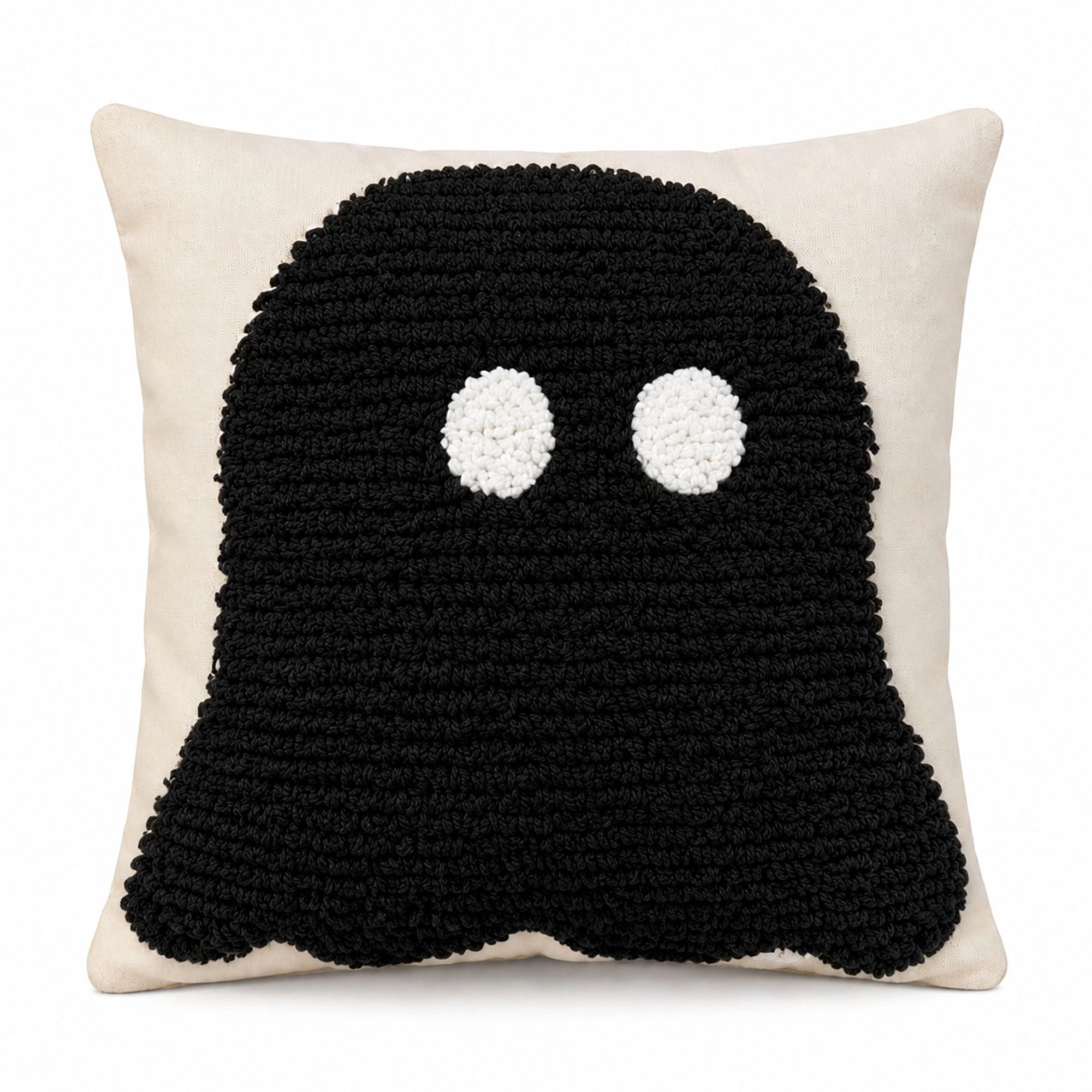 Alilang Halloween Tufted Oversized Ghost Decorative Throw Pillow Cover