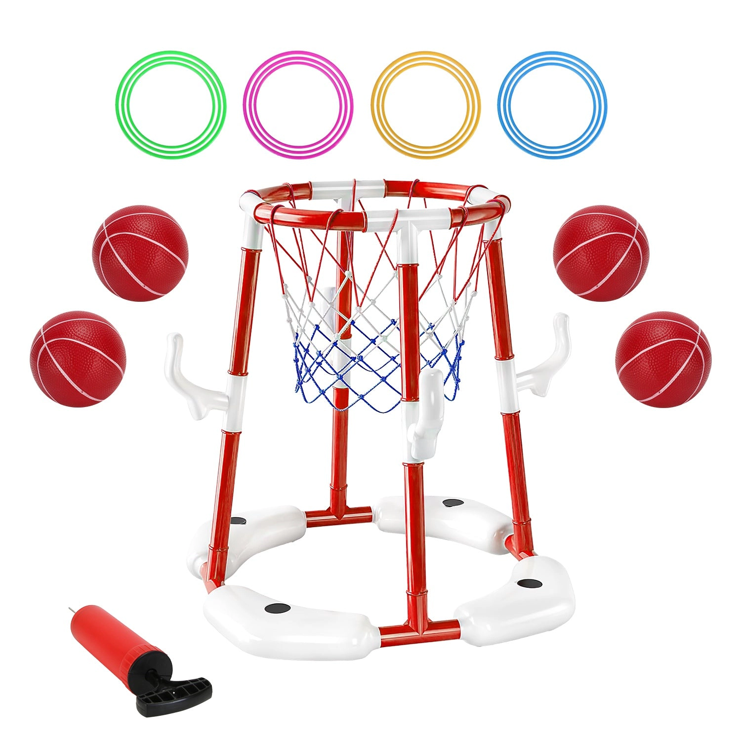 GBruno Floating Pool Basketball Hoop Set