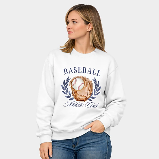 Simply Sage Market - Baseball Athletic Club -  Women's Graphic Sweatshirt