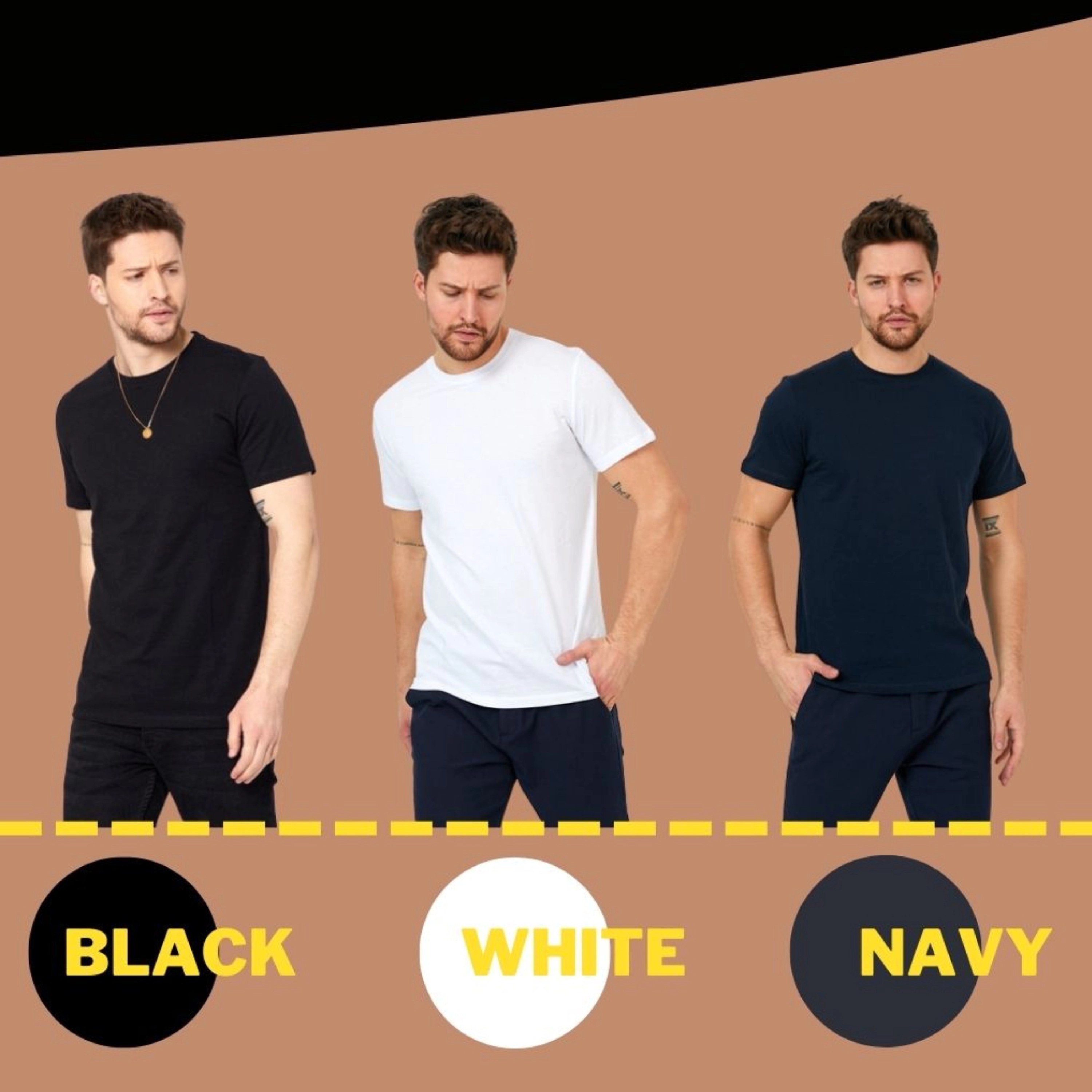Wear Sierra Men's Short Sleeve Crewneck T-Shirt