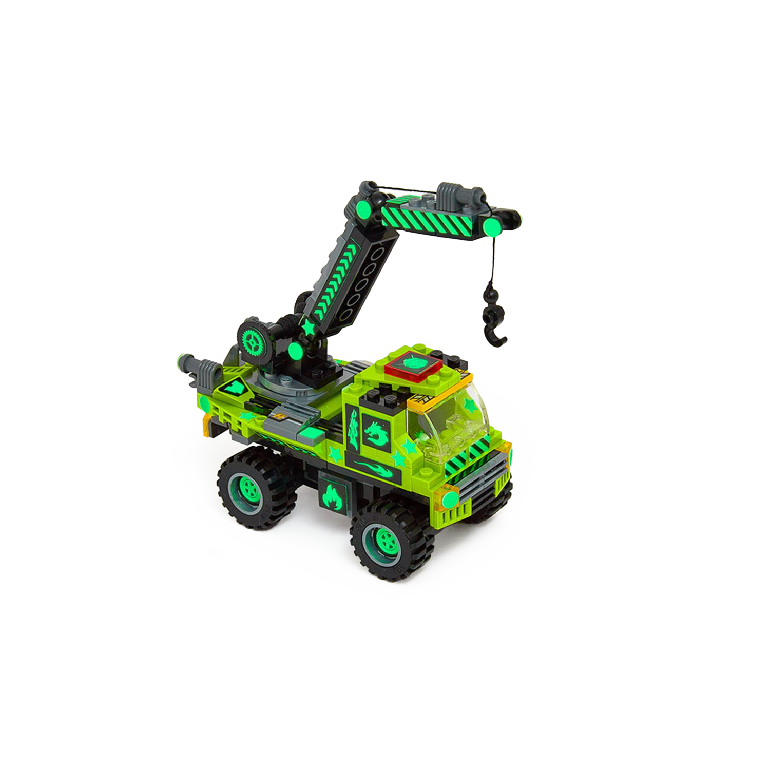 Robotryx Kids Cliffsling 3-in-1 Robot Building Set - 238-Piece Green Construction Warrior