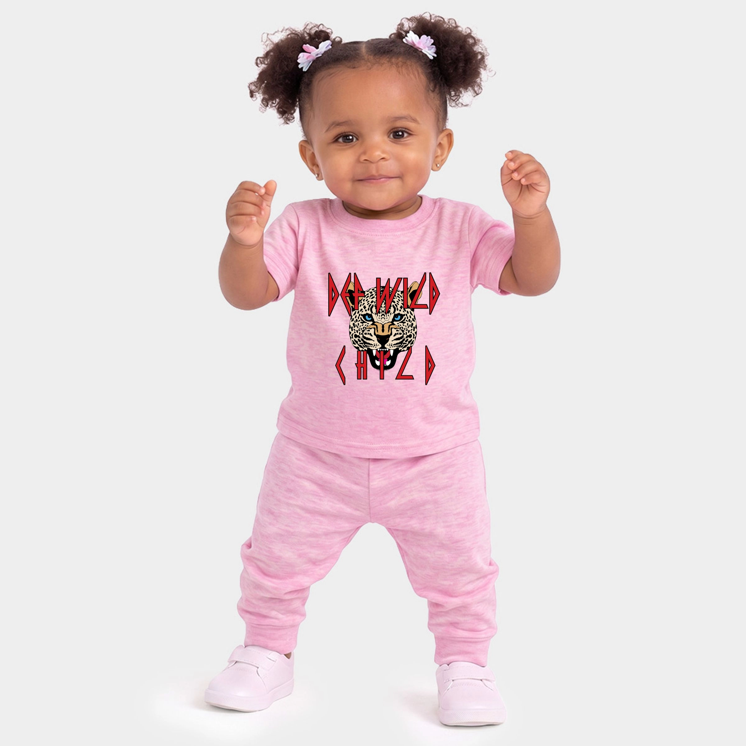 The Juniper Shop - Infant Jogger Pant Crew Set Def Wild Child