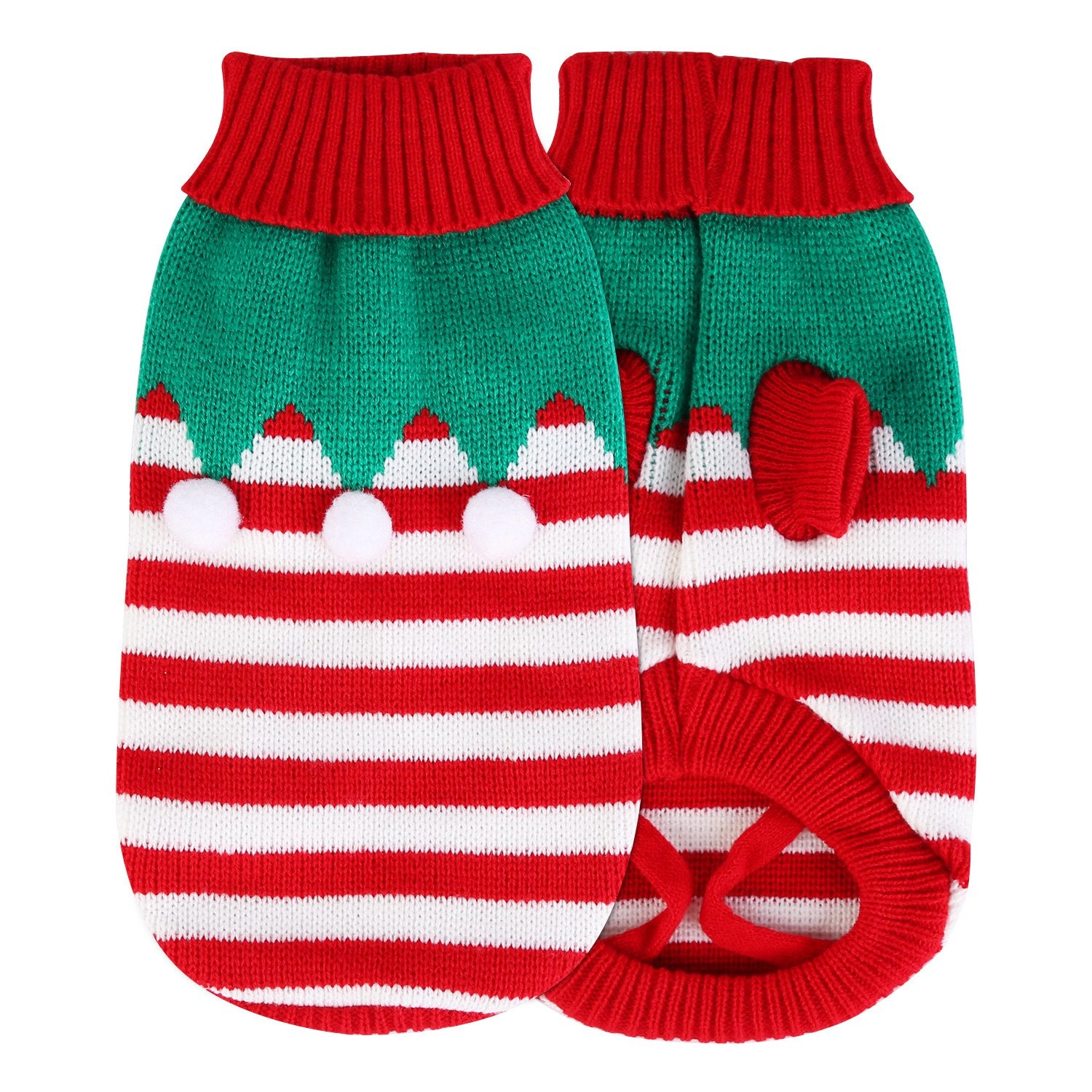 GBruno Knit Turtleneck Pet Christmas Sweater