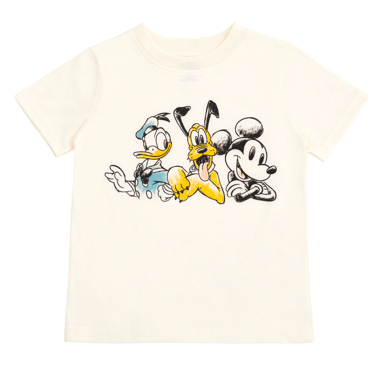 Disney Mickey Mouse Boys' Button-Down Shirt, Tee and Shorts Set