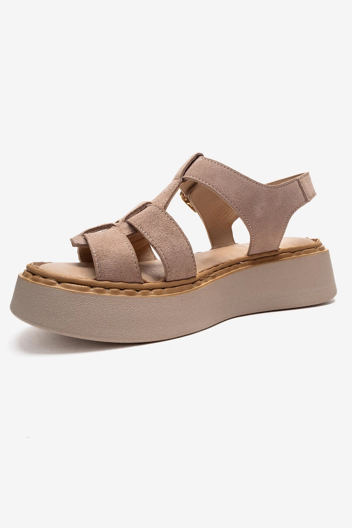 Forever & Always Womens Loin Leather Platform Sandals
