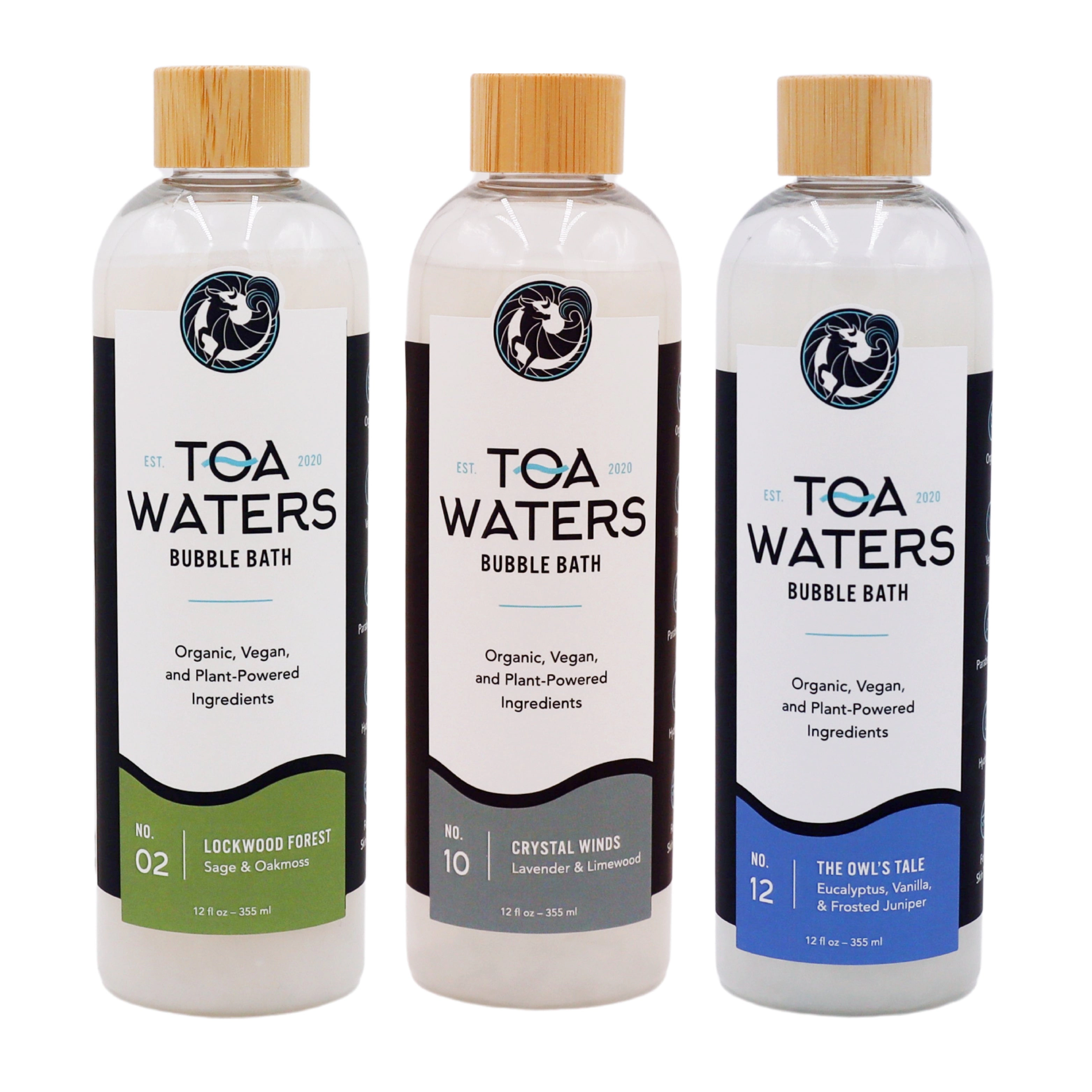 TOA Waters Unisex Bubble Bath Series - Prime Picks - 3 Pack