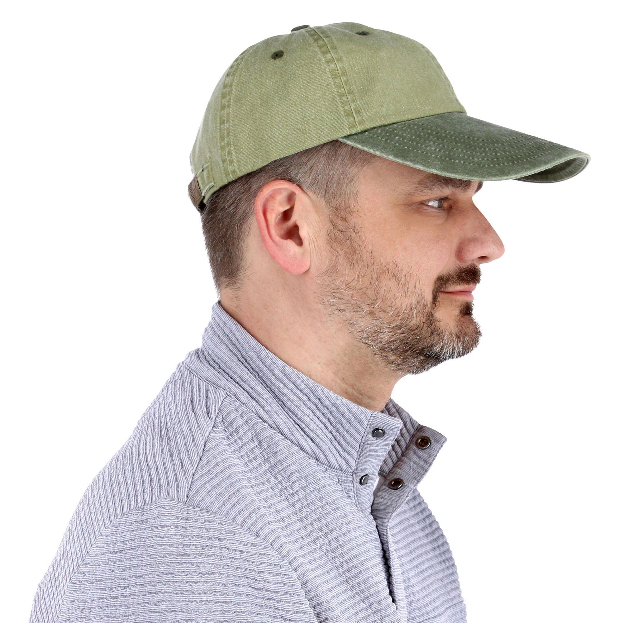 Broner Men's 4 Inch Two Tone Long Billed Baseball Cap