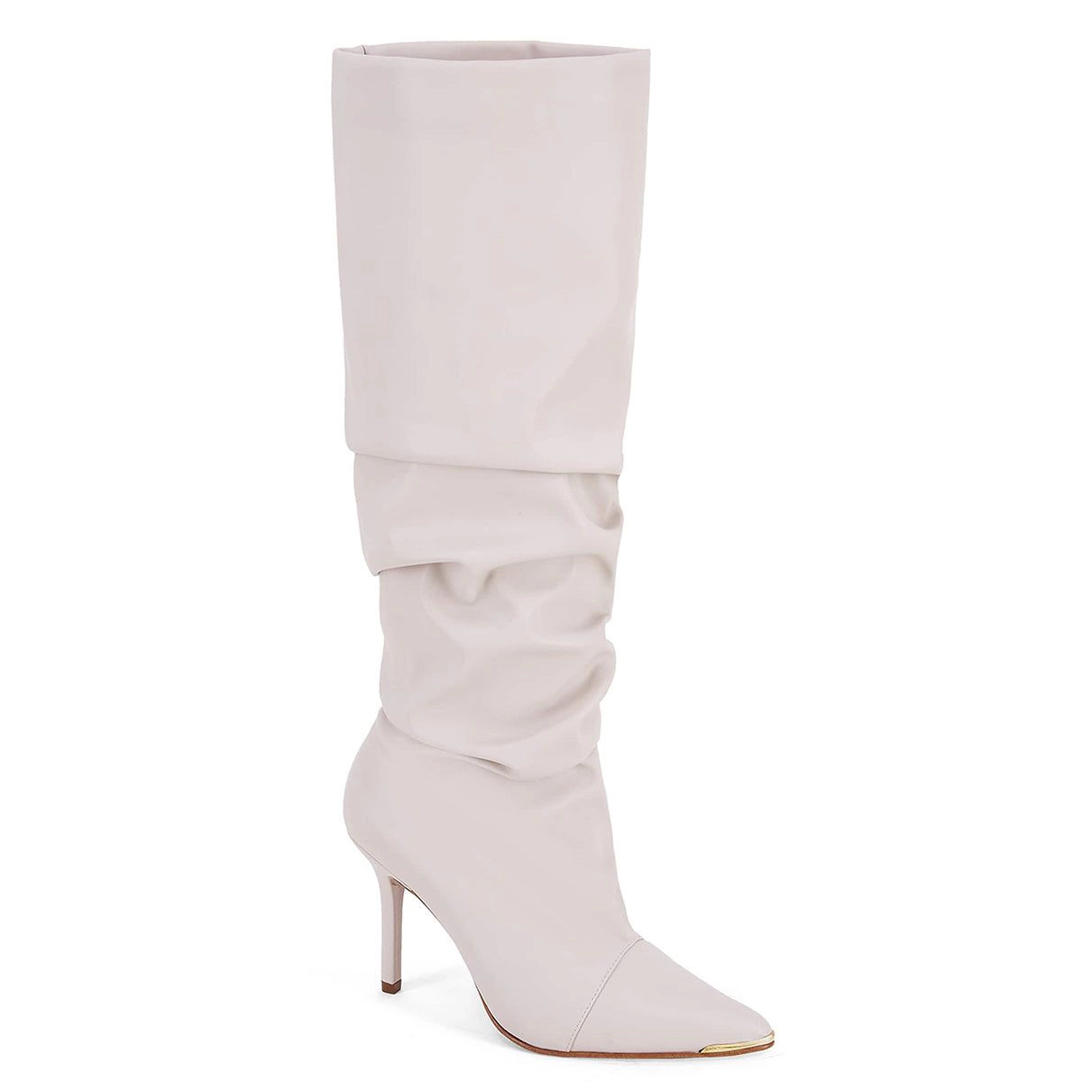 Andrea Slouchy Boots With Pointy Toe