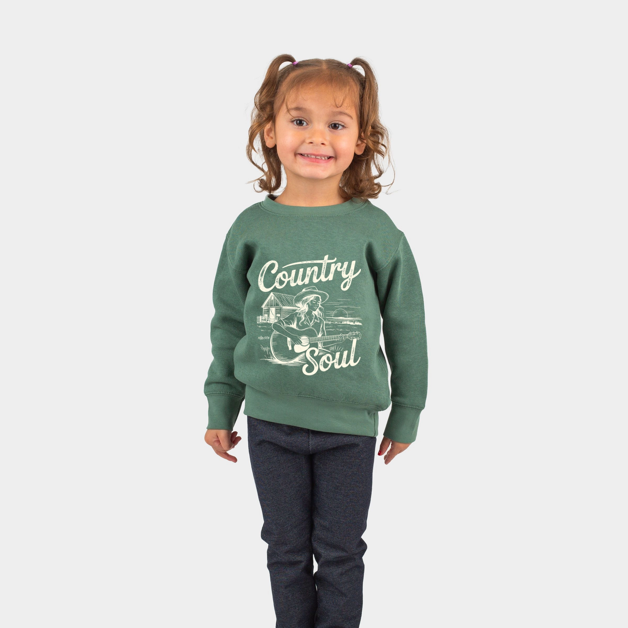 The Juniper Shop - Country Soul Guitar Toddler Graphic Sweatshirt