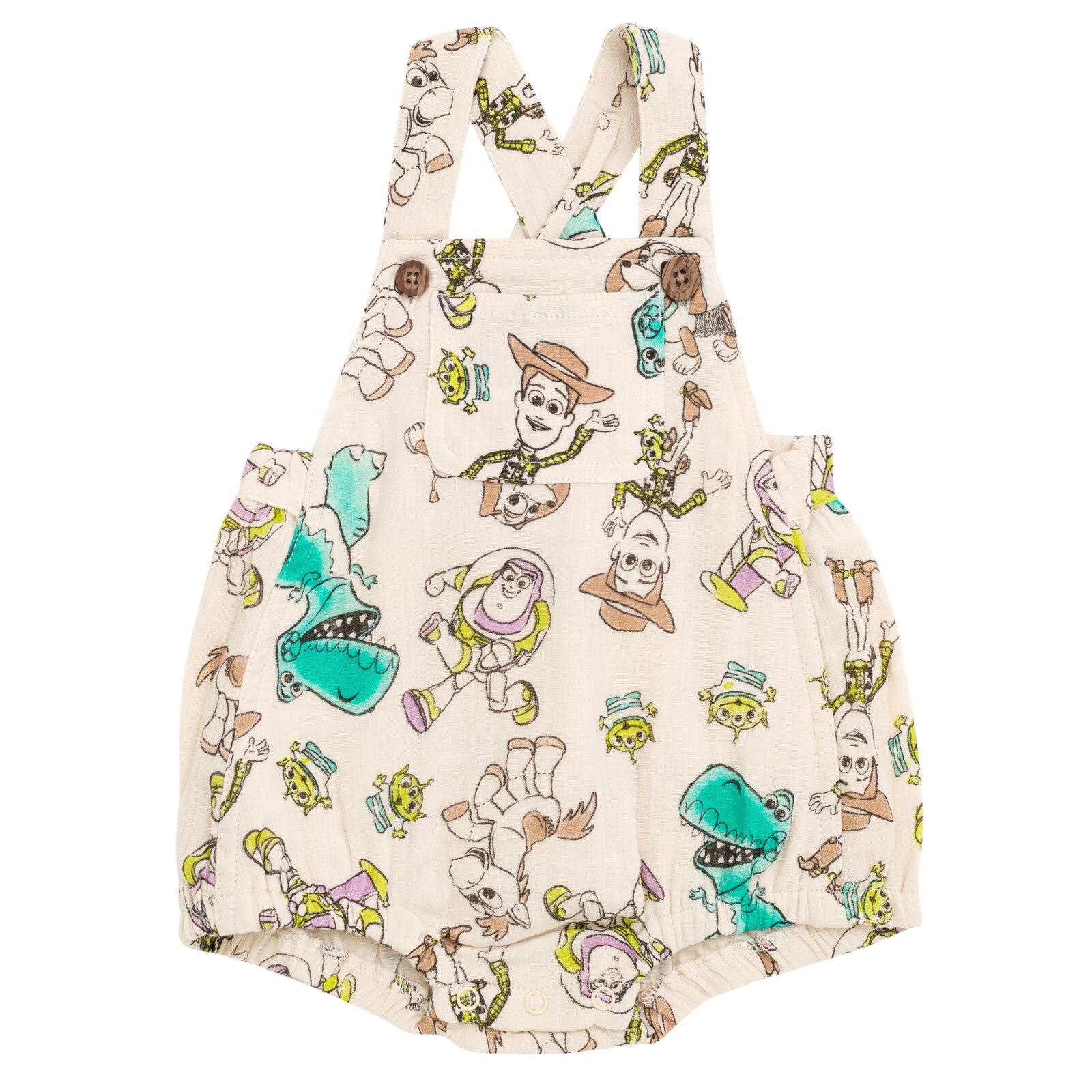 Disney Toy Story Gauze Romper and Shirt Shorts Set