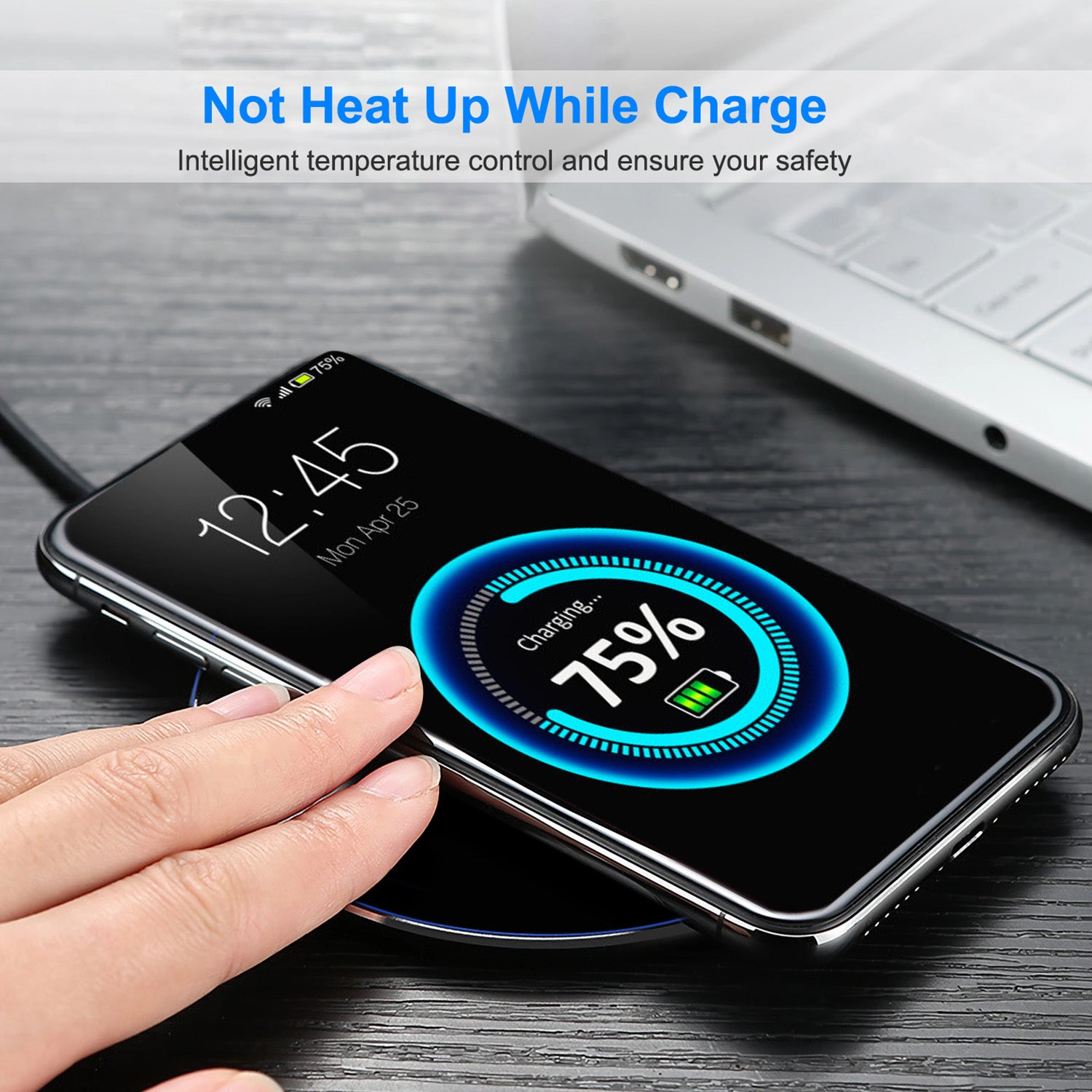 GBruno Qi-Certified 5W Wireless Charging Pad