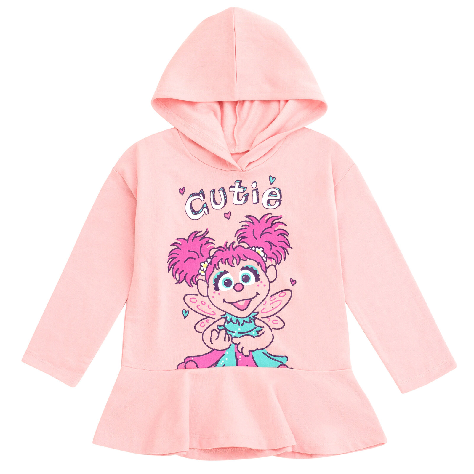 Sesame Street Girls' 2-Piece Fleece Hoodie and Leggings Set