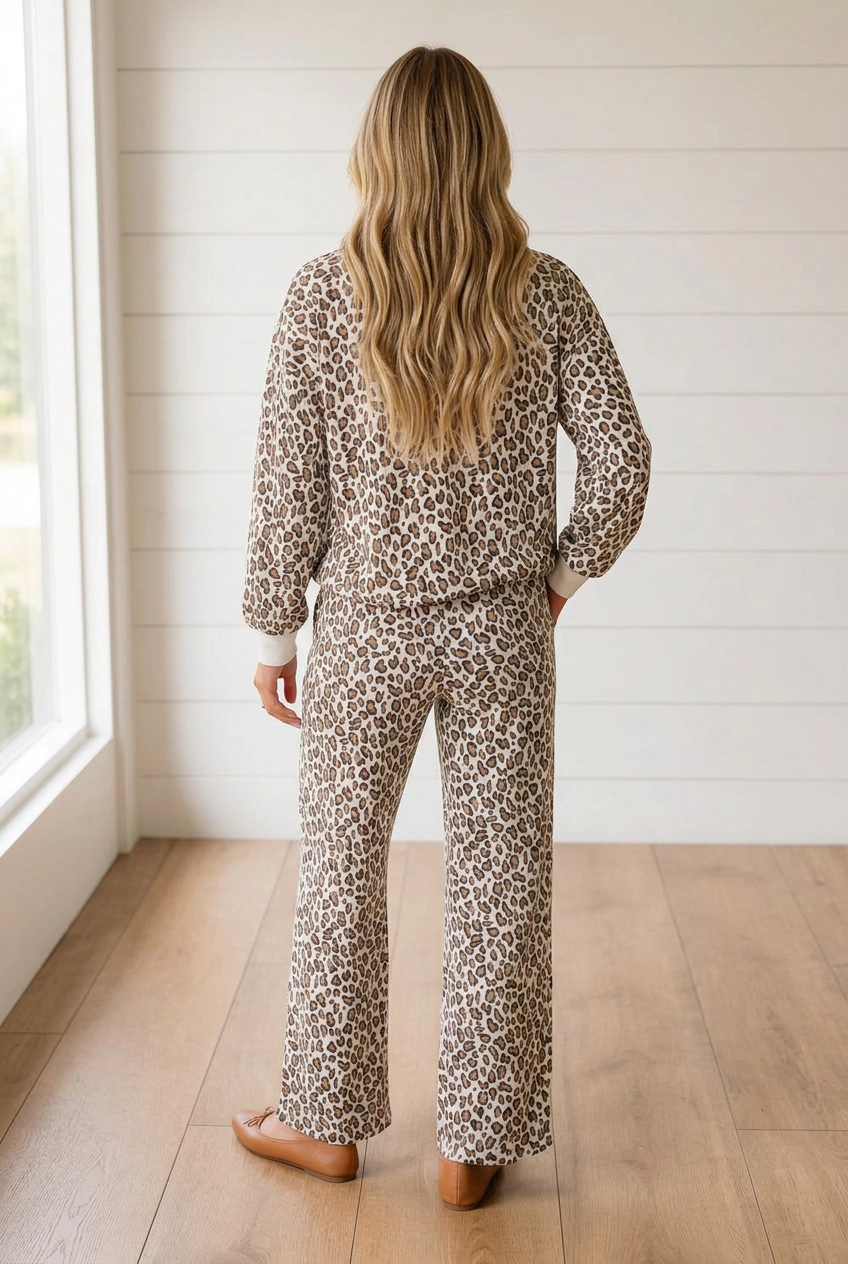Threaded Pear Women's Aubrianna Colorblock Details Pant Set