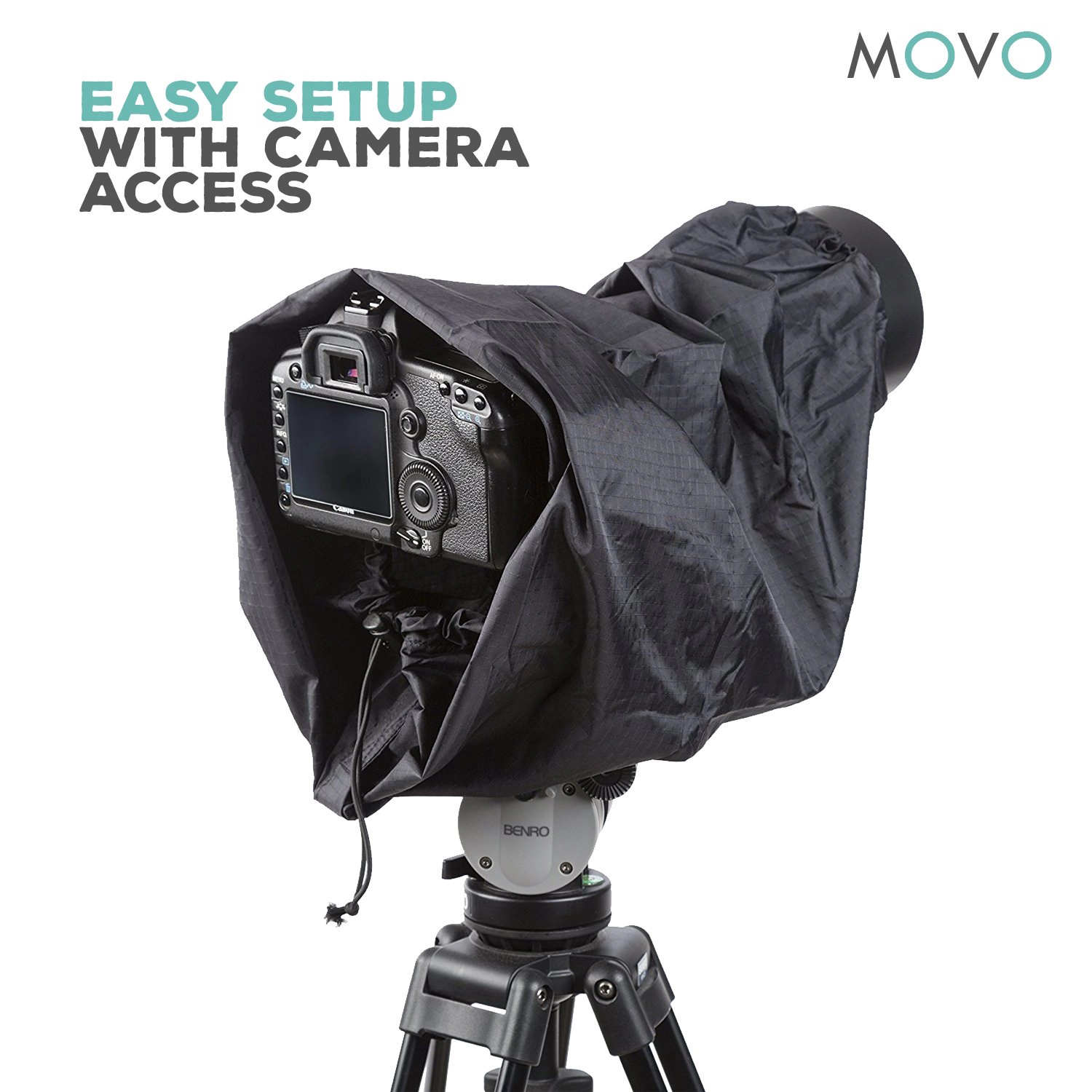 Movo CRC17 Storm Raincover Protector for DSLR Cameras, Lenses, Photographic Equipment (Small Size: 17 x 14.5)