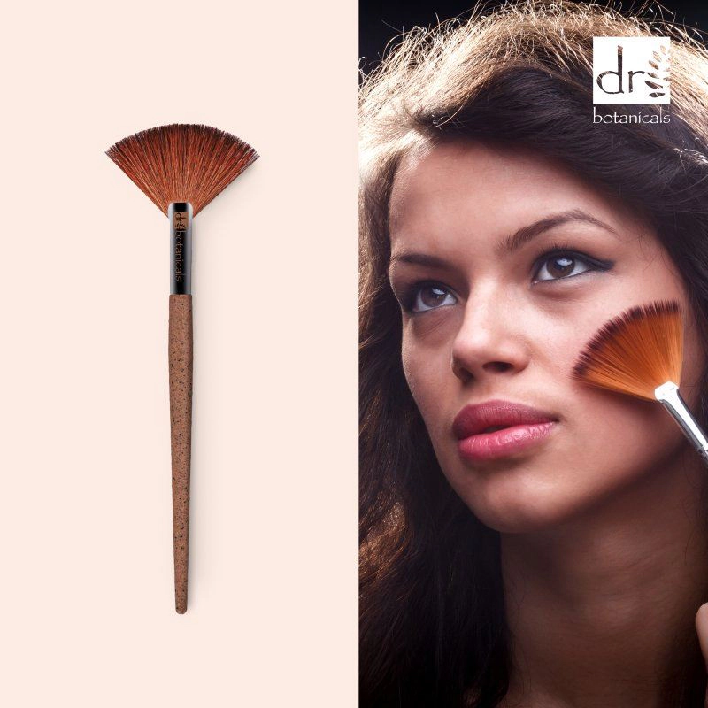 Dr Botanicals Coffee Ground Fan Brush