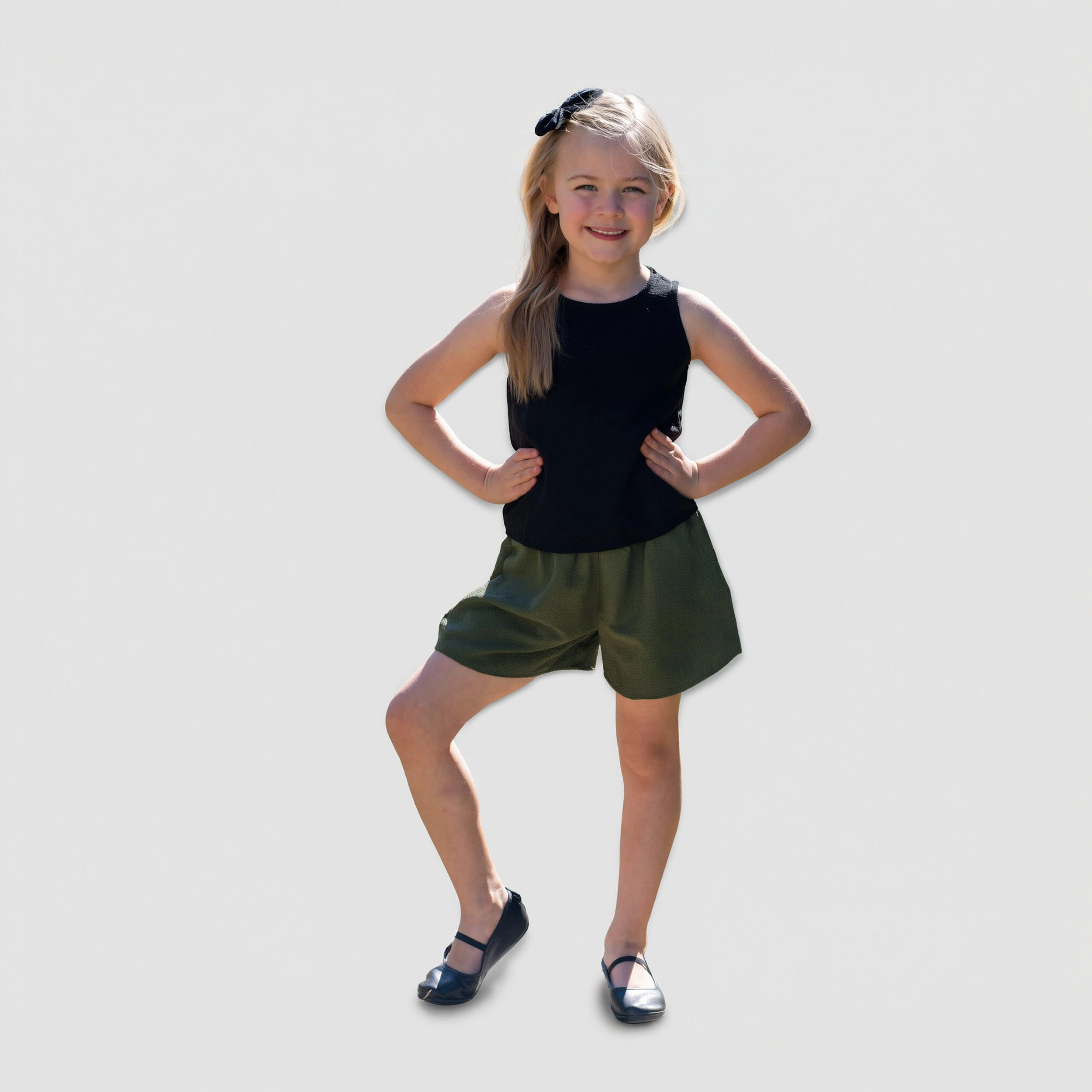 Arshiner Girls Tiedye Set Sleeveless Top And Paperbag Shorts Comfortable Wear