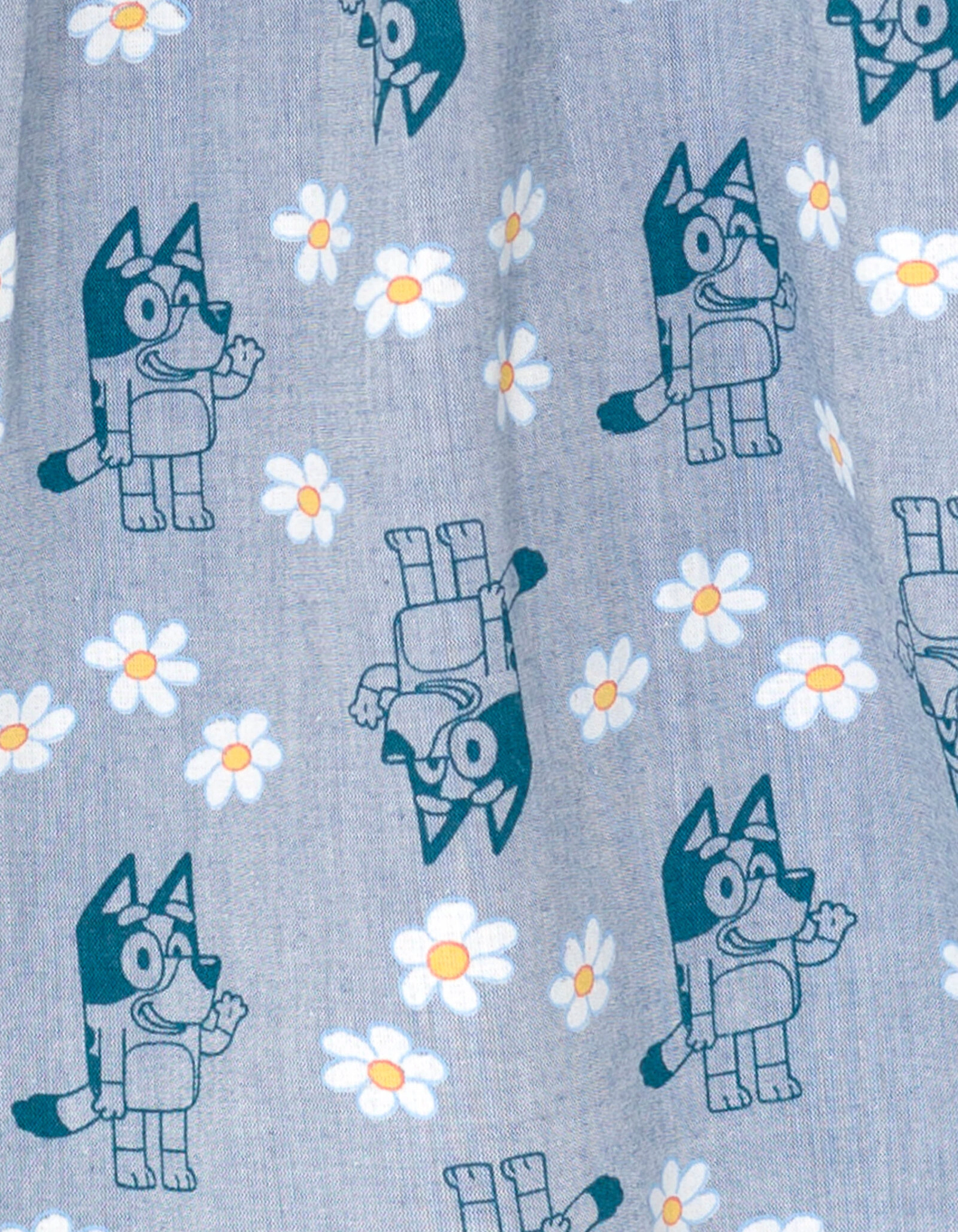 Bluey Girls' Chambray Dress