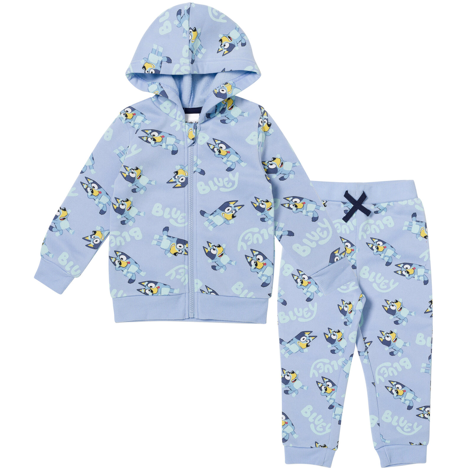 Bluey Boys' Fleece Hoodie and Joggers Set