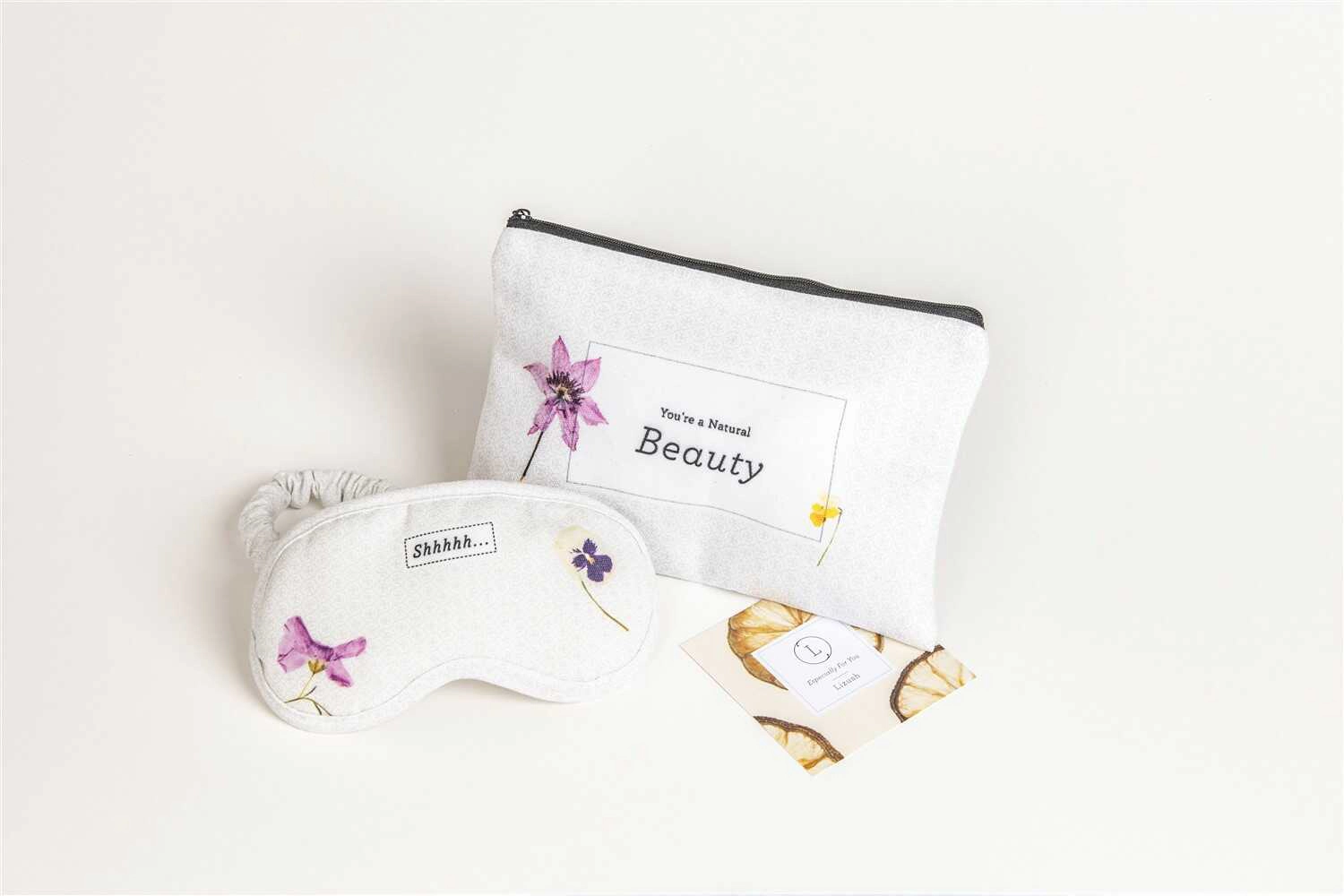 Lizush  Lavender Bath & Body Gift Box, Handmade All-Natural Spa Set