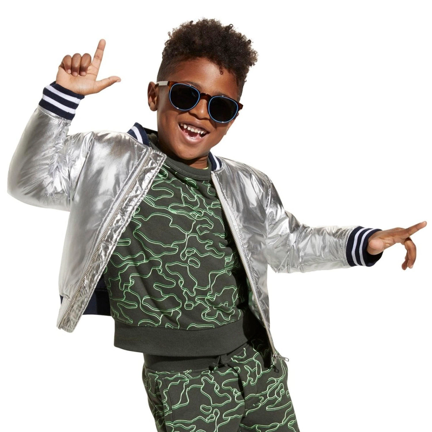 Rockets of Awesome The Silver Bomber Jacket for Unisex