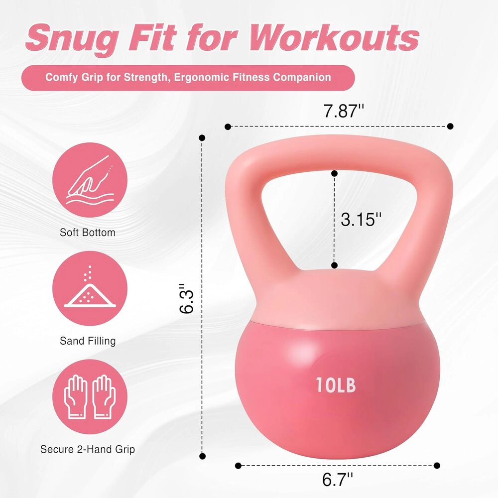 Radiant Essence Unisex Soft Kettlebell 10 lb