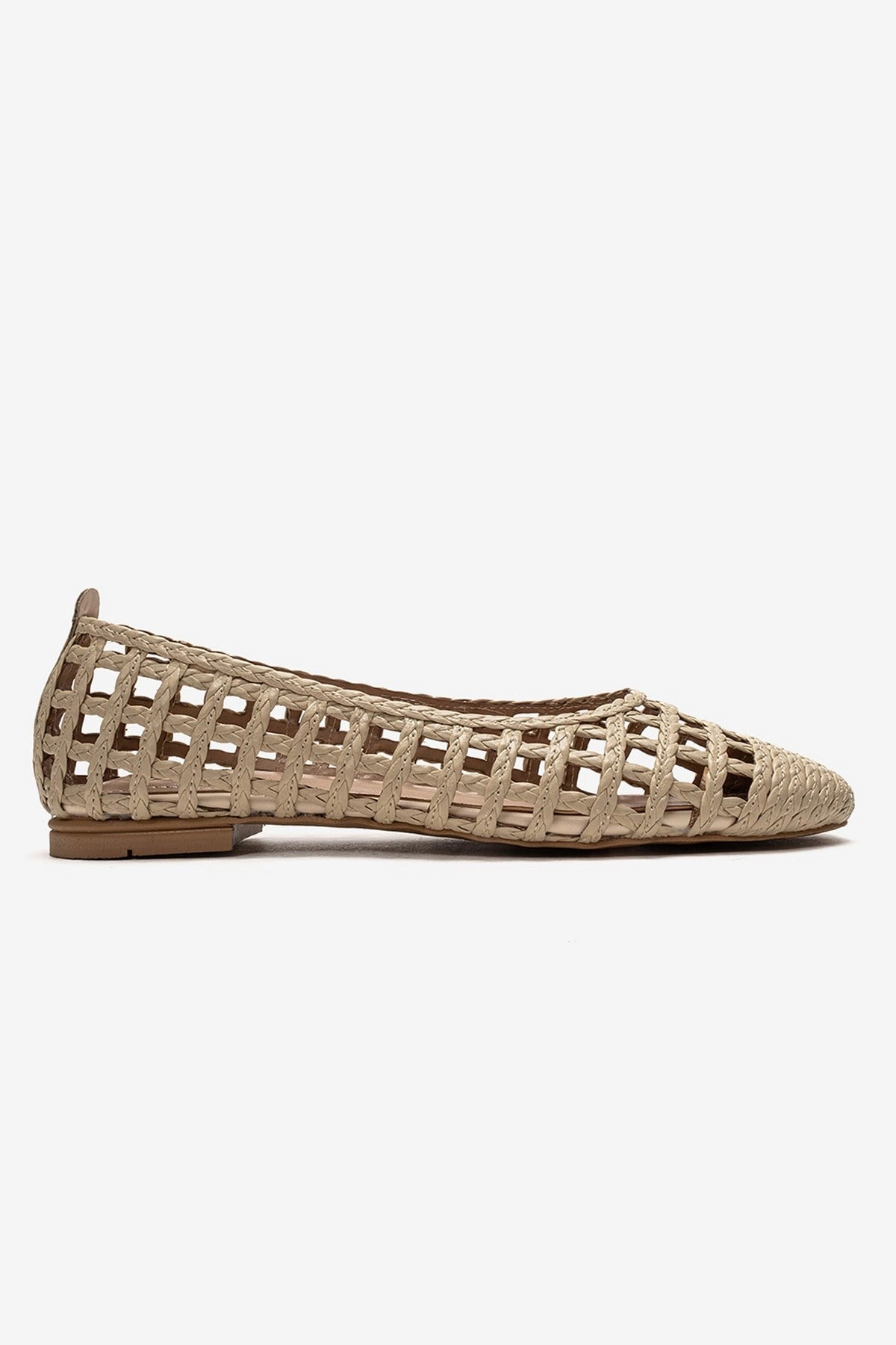 Prologue Shoes Womens Elvaris Woven Ballet Flat