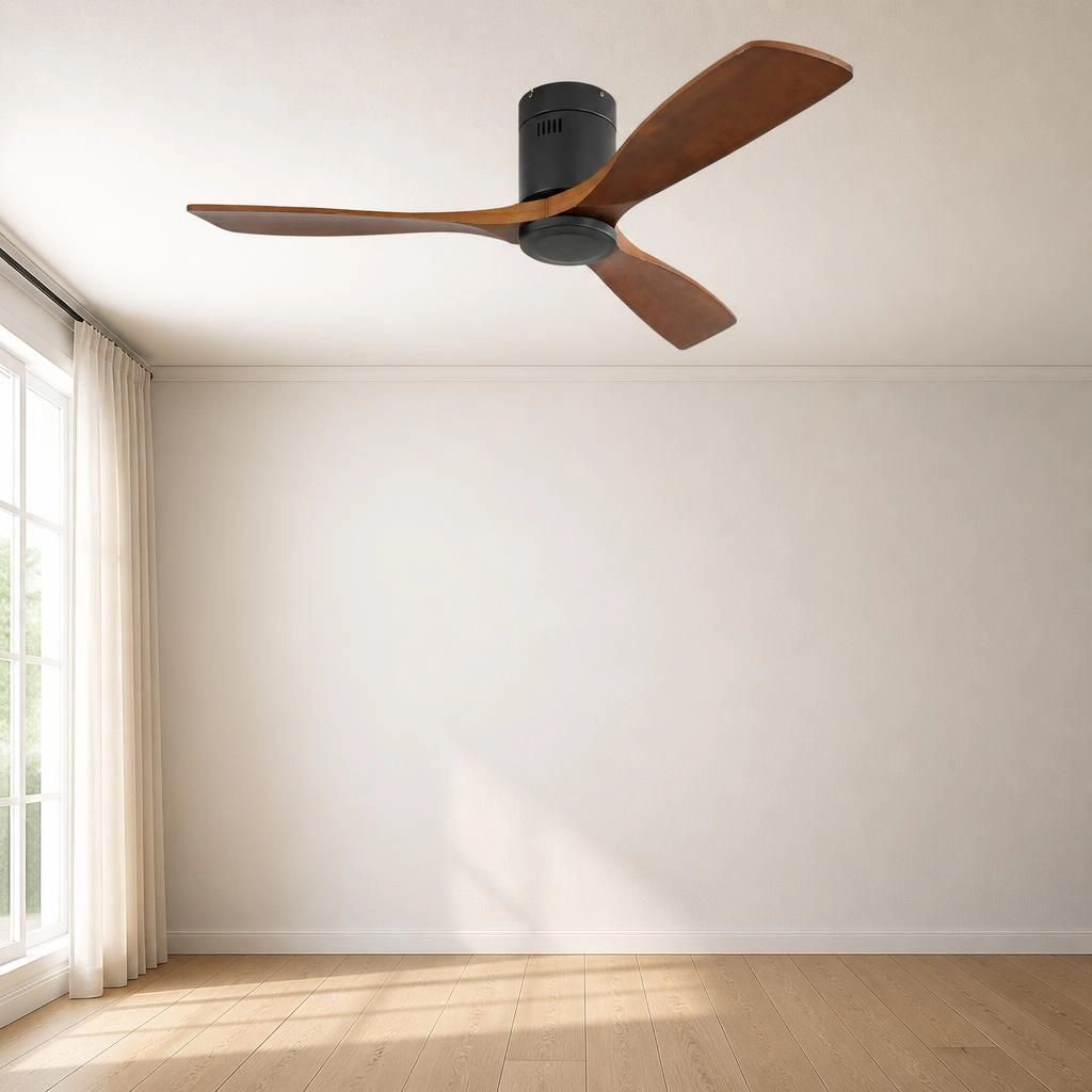 ELEMENT ACE 52 Inch Low Profile Flush Mount Ceiling Fan