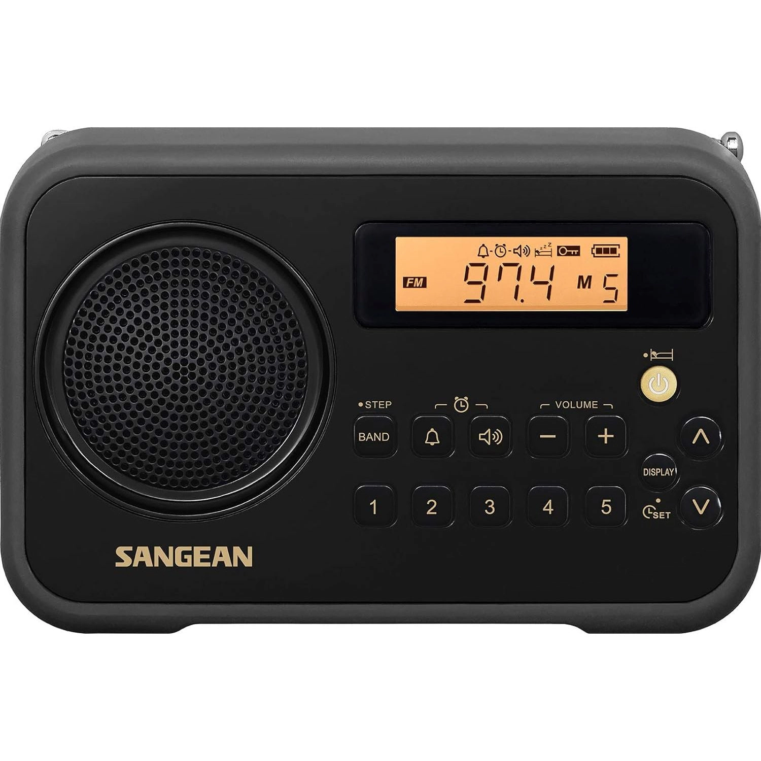 SANGEAN SG-104 Portable AM/FM Digital Clock Radio