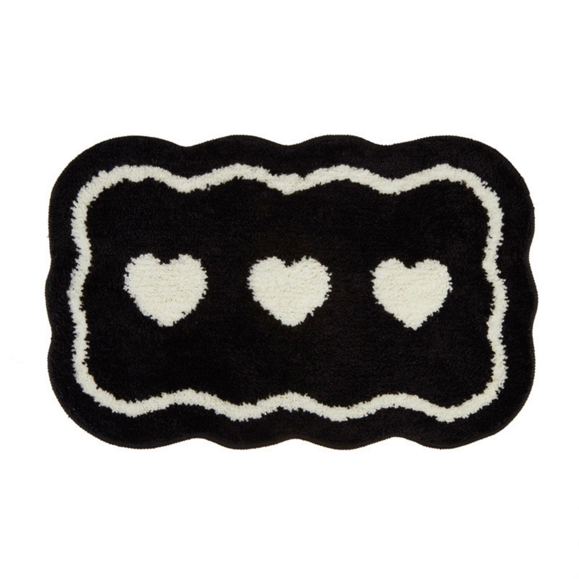 Alilang Unisex Abstract Floral Pattern Tufted Bath Mat Soft Bathroom Floor Rug