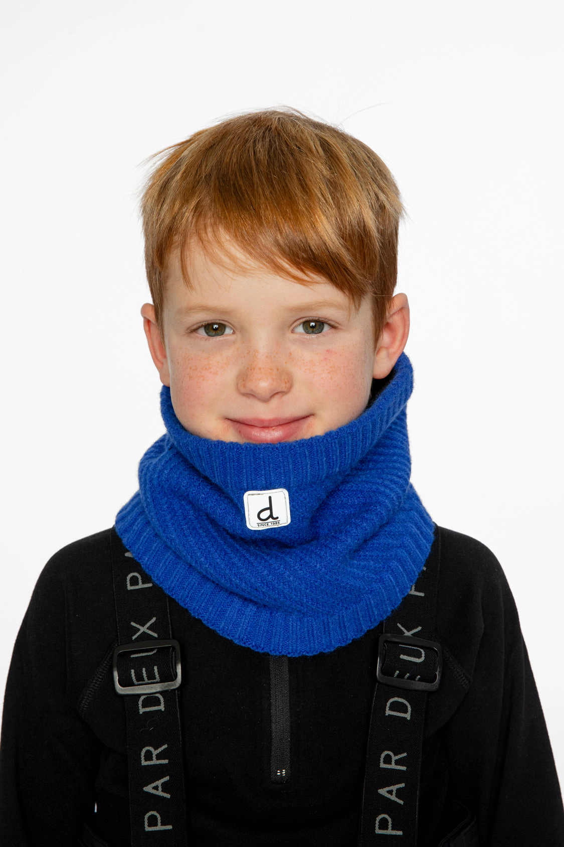 Deux par Deux Boys Polar Fleece-Lined Winter Knit Neckwarmer - Years