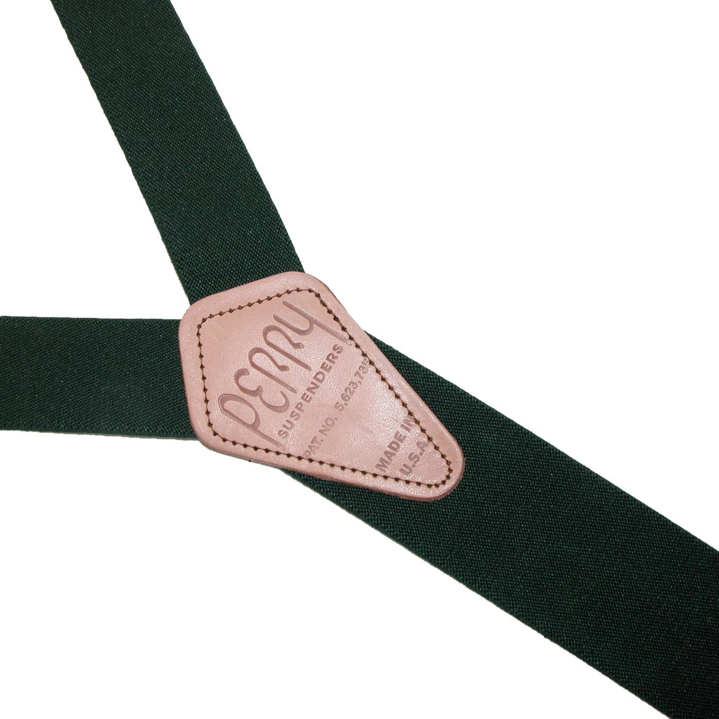 Perry Suspenders Men's Tall Elastic 1.5 Inch Wide Hook End