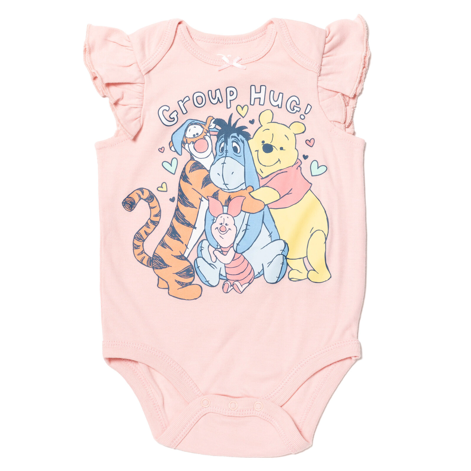 Disney Baby Girls' 5-Pack Short Sleeve Bodysuits
