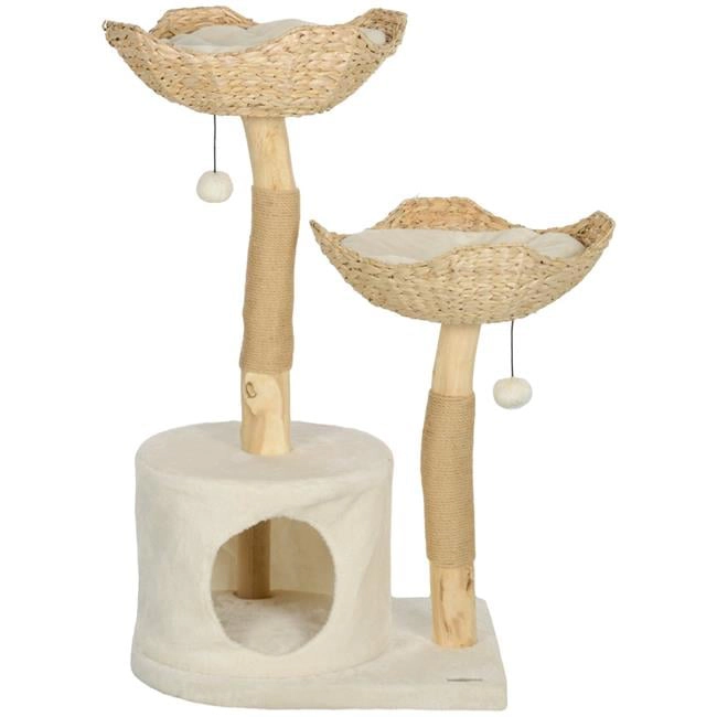 212 Main Paw Hut 37 in. Modern Cat Tree