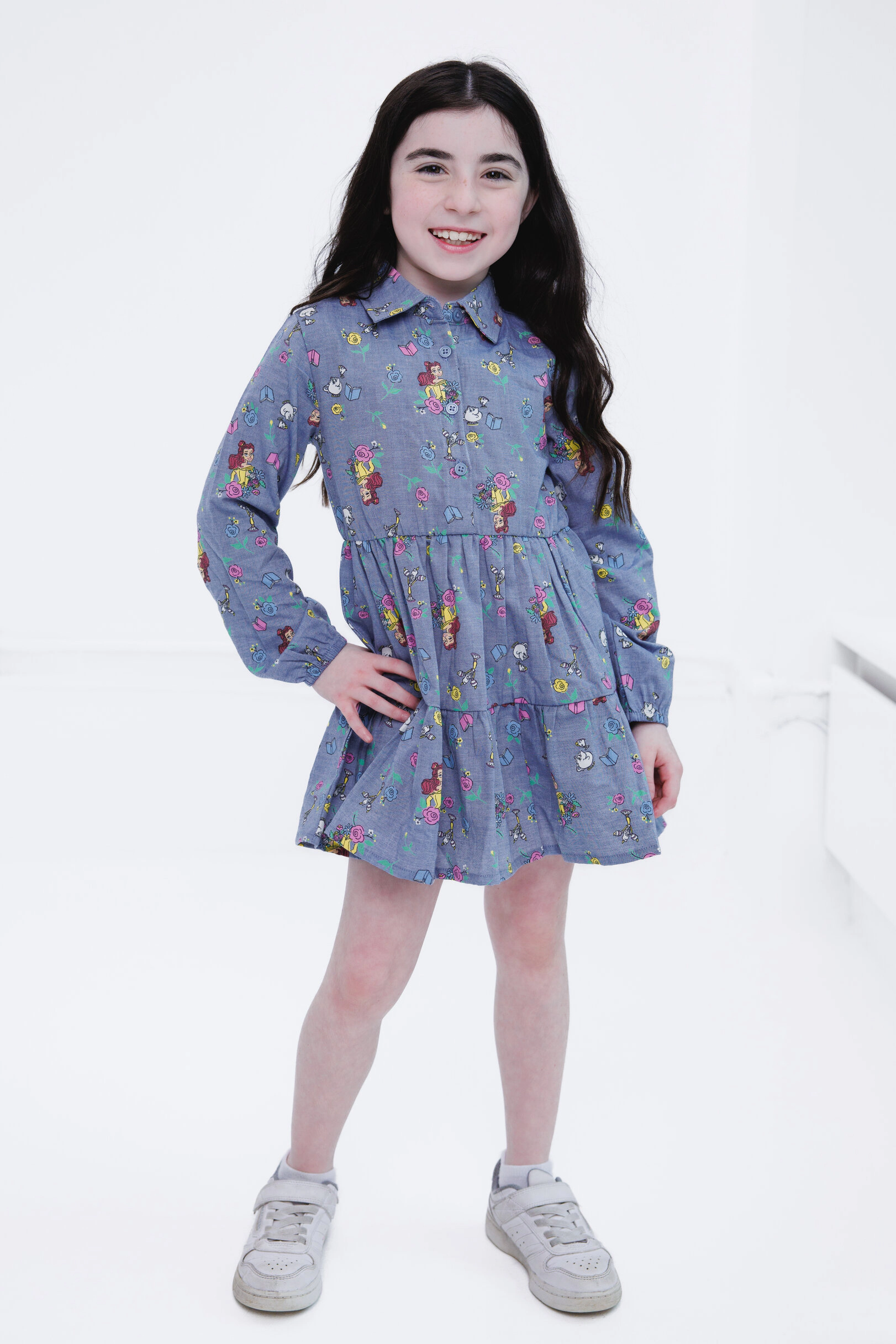 Disney Girls' Tiered Dress