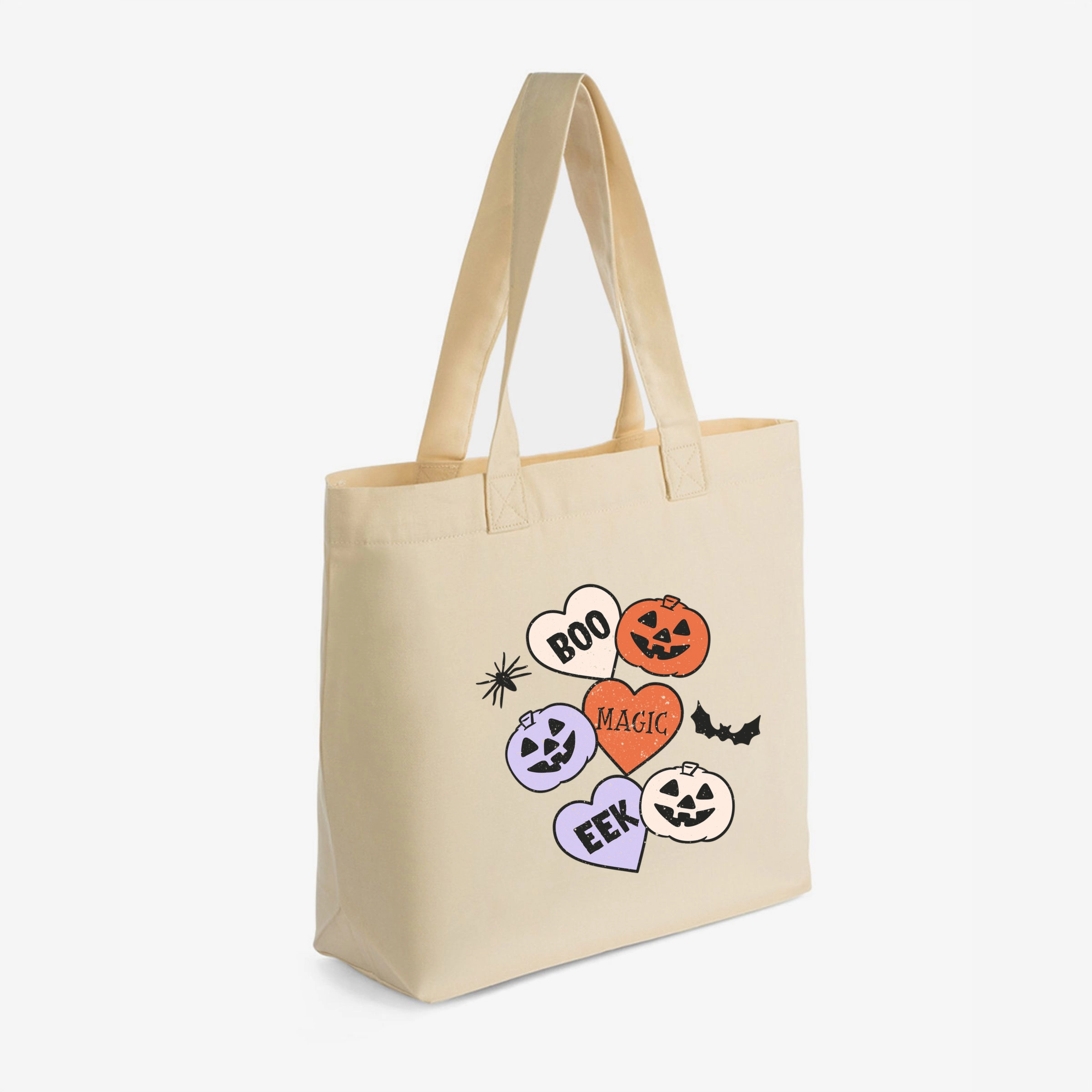 Simply Sage Market - Zippered Canvas Tote - Boo Magic Eek