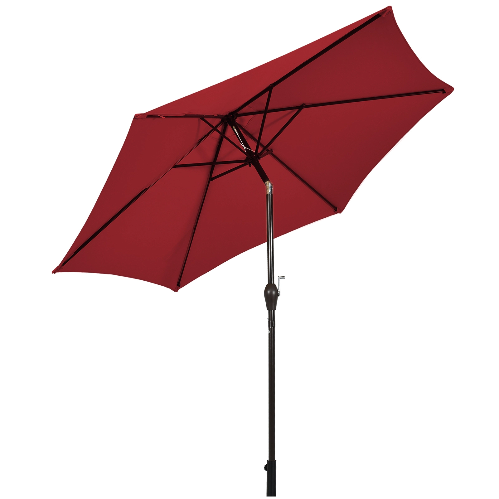 SUGIFT 10 ft Outdoor Patio Umbrella with Tilt Adjustment and Crank Handle