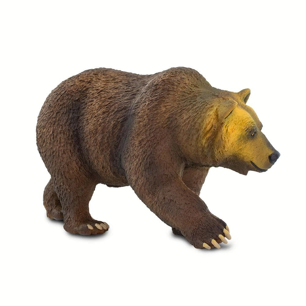 Safari Ltd. - Grizzly Bear Kids Toy Figure