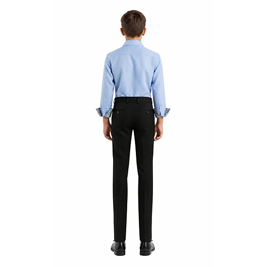 Elie Balleh Boys Slim Fit Houndstooth Button-Down Shirt