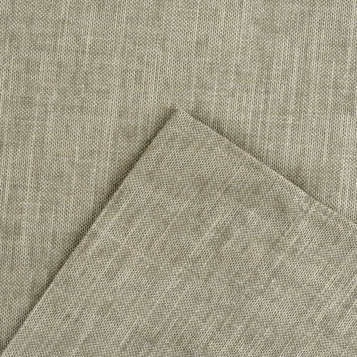 Ellis Curtain 50% Cotton 50% Polyester Lisa Solid 2 Piece Rocker Set with Ties 18" x 24" Mist