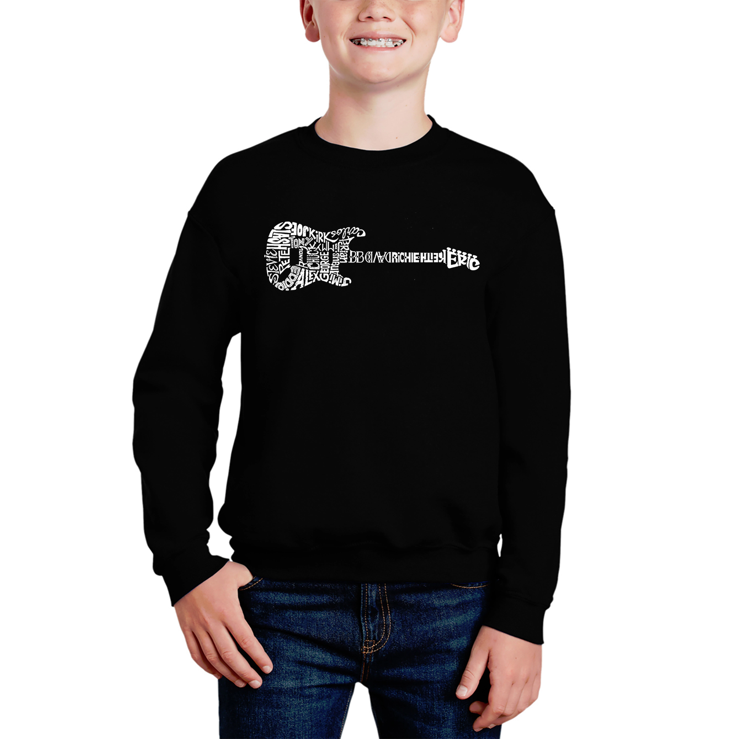 LA Pop Art Boy's Word Sweatshirt