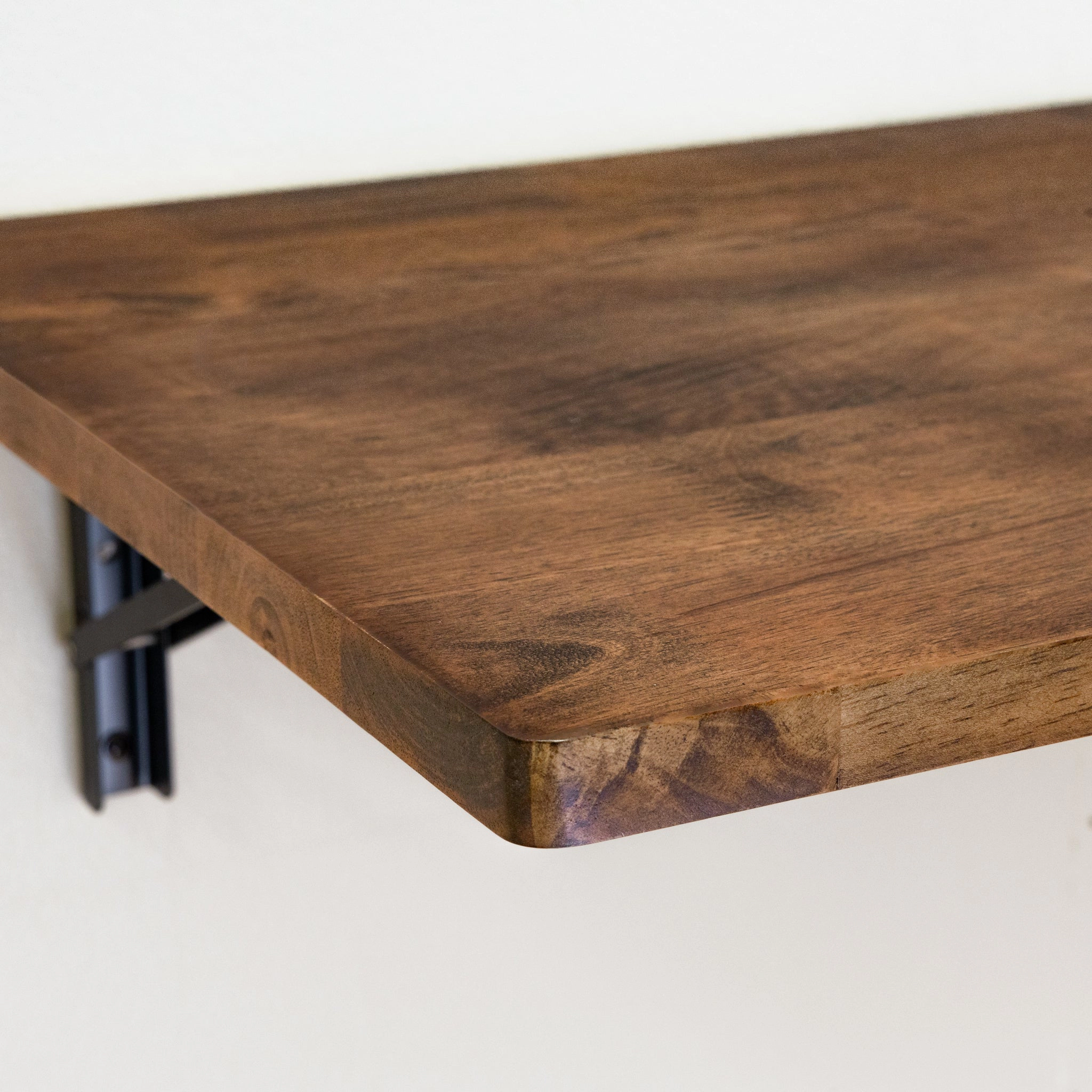 StoreYour Wakefield Foldable Workbench, Dark Wood Tabletop with Black Hardware, Heavy-Duty Table