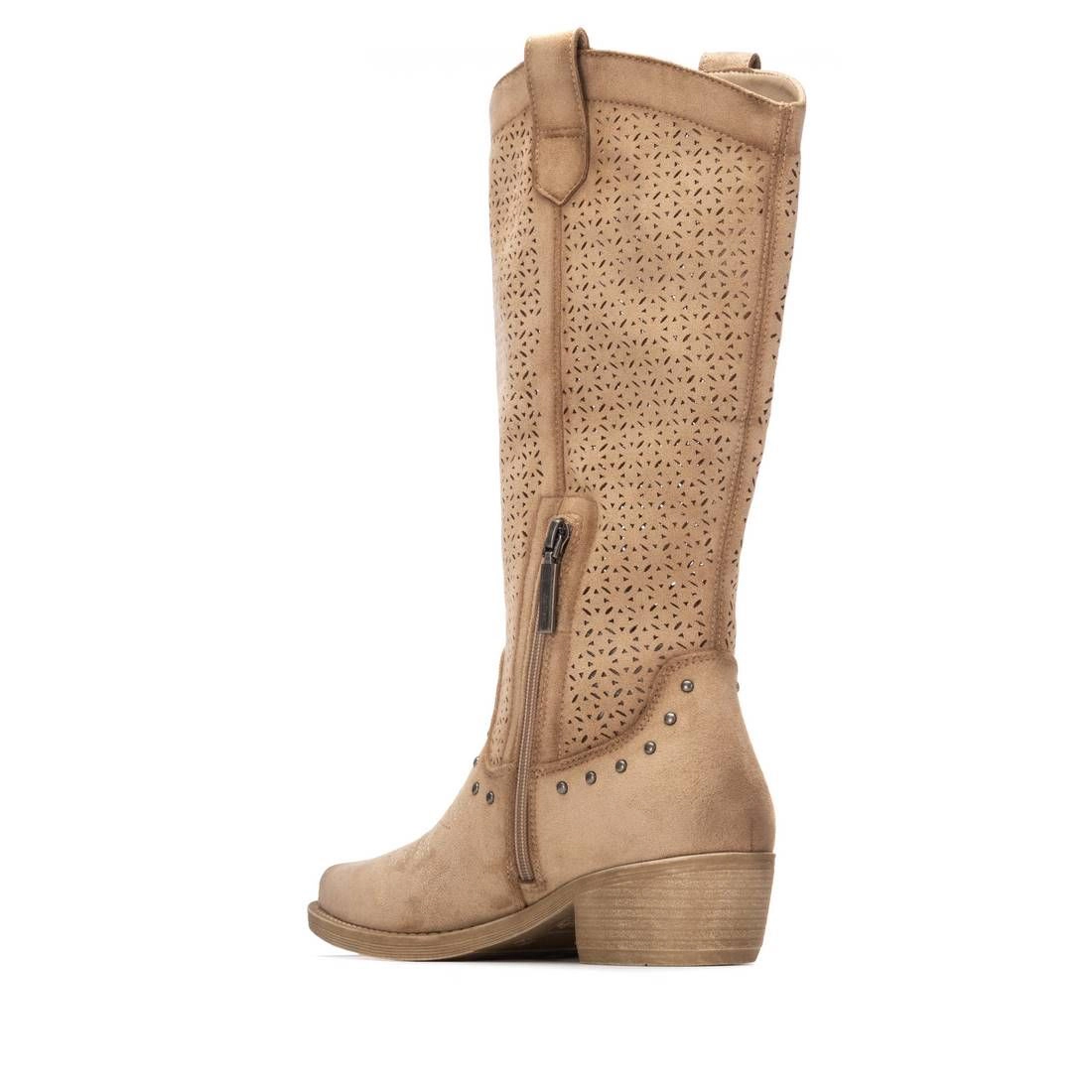 Refresh Women's Boots Block Heel, Memory Foamsole