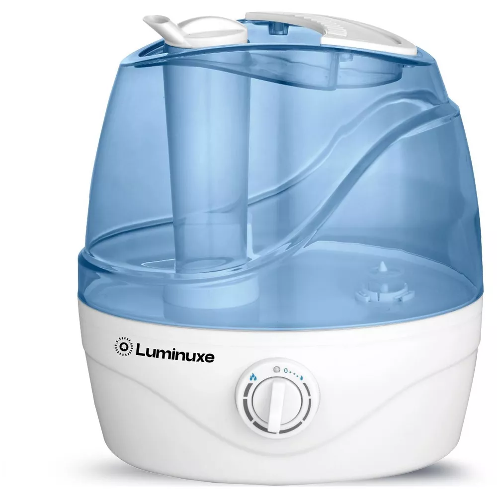 Luminuxe Cool Mist Humidifiers- 2.2L Quiet Ultrasonic, 360° Rotating Nozzle, Adjustable Mist, Auto Shut-Off, Filter-Free